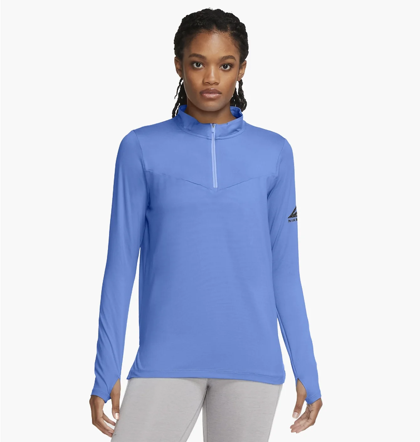 Кофта жіноча Nike Womens Trail Running Midlayer Light Blue Dc5217-468