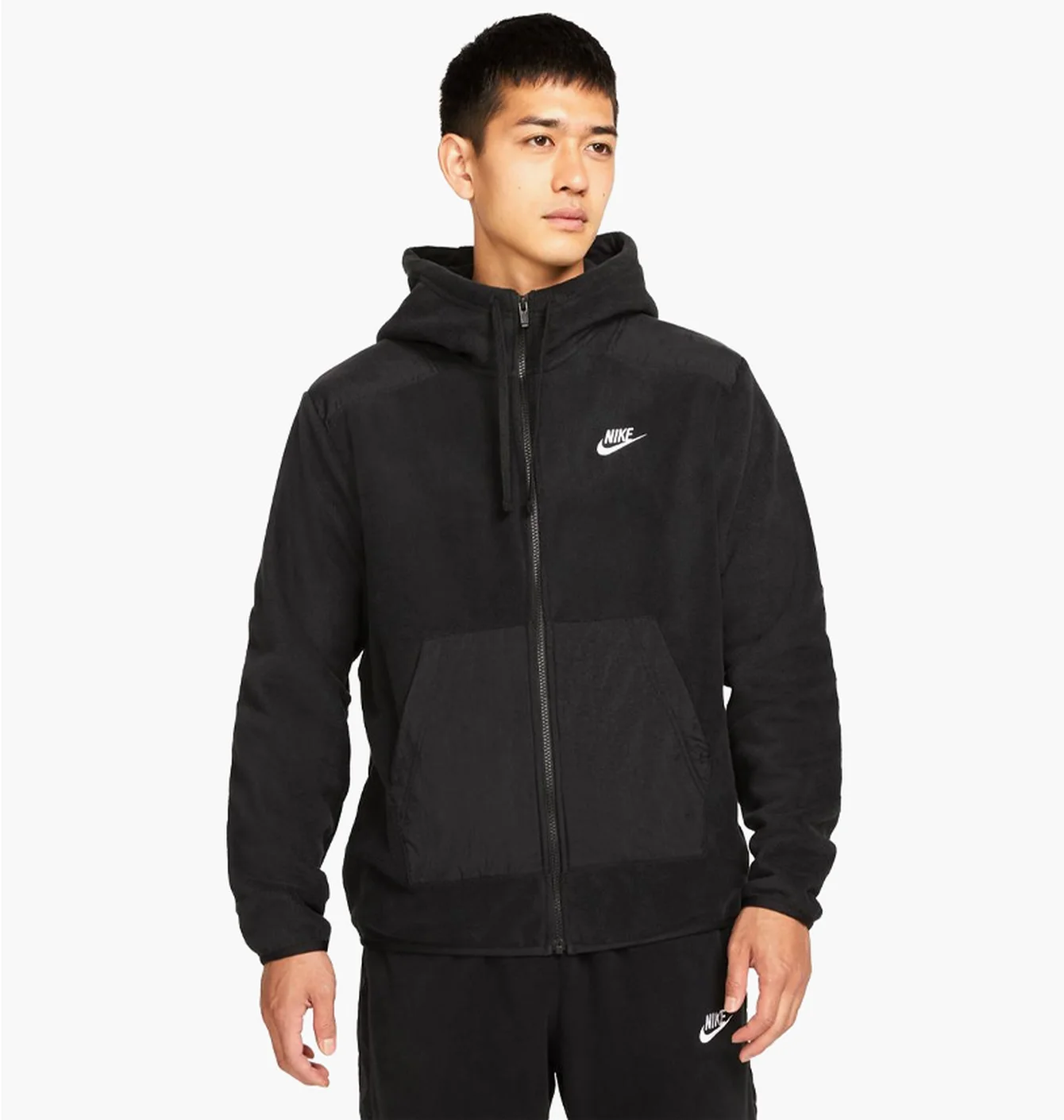 Толстовка чоловіча Nike Nsw Spe+ Flc Fz Top Winter Black DD4882-010