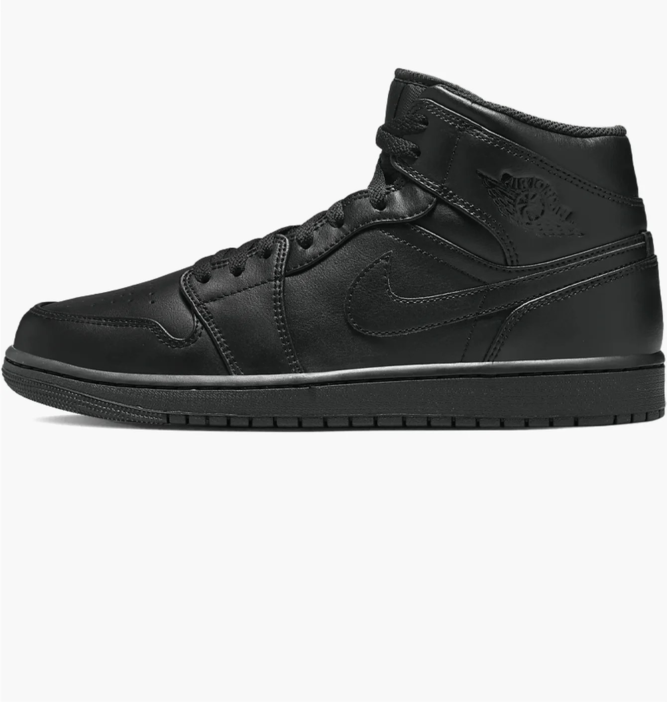 Кросівки чоловічі Air Jordan 1 Mid Black 5554724-093