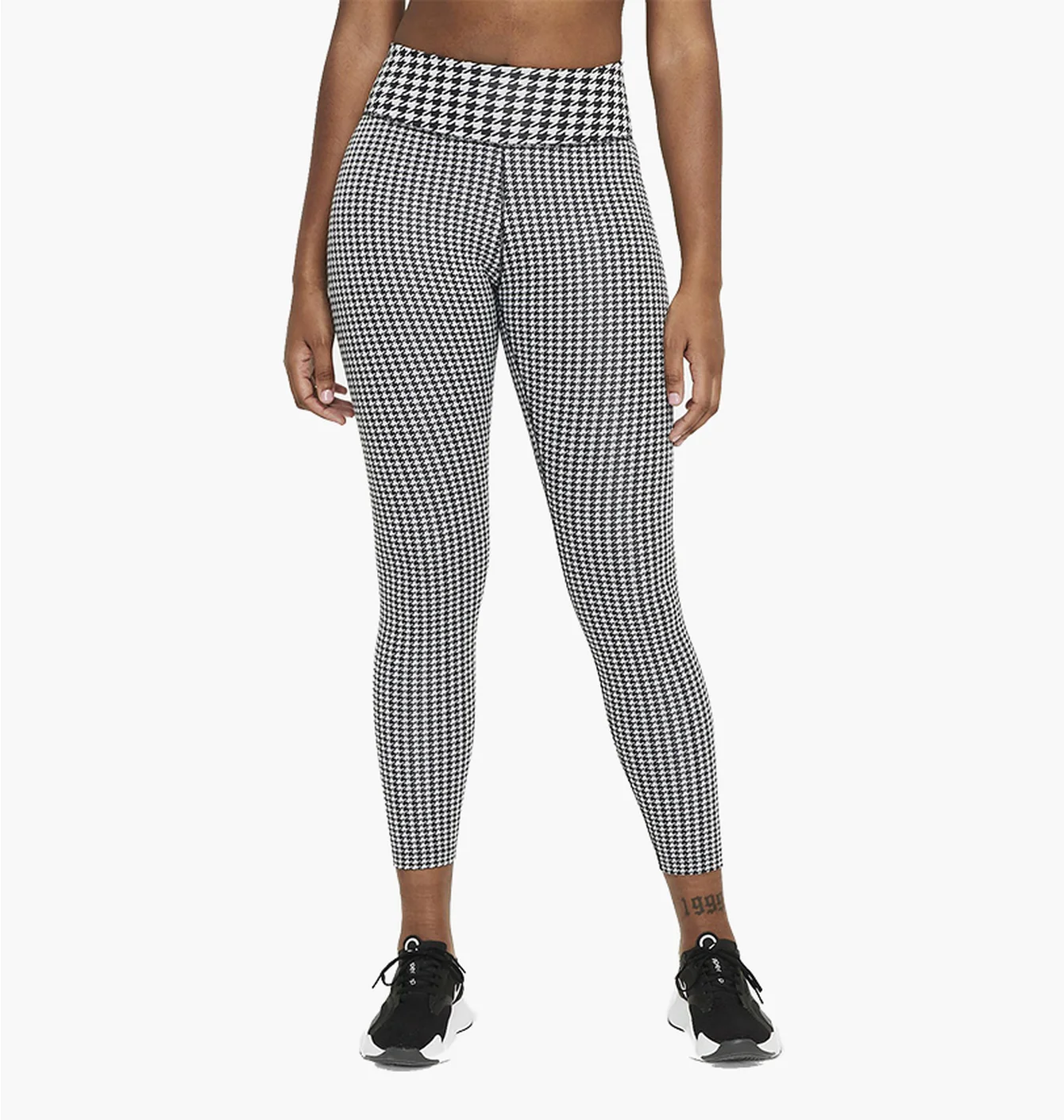 Лосини жіночі Nike Dri-Fit White/Black DD4563-100