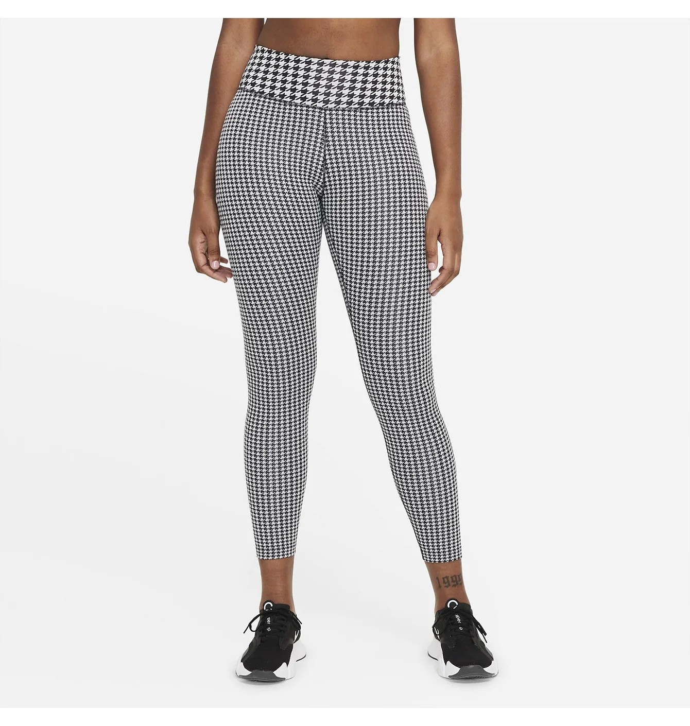 Лосини жіночі Nike Dri-Fit White/Black DD4563-100