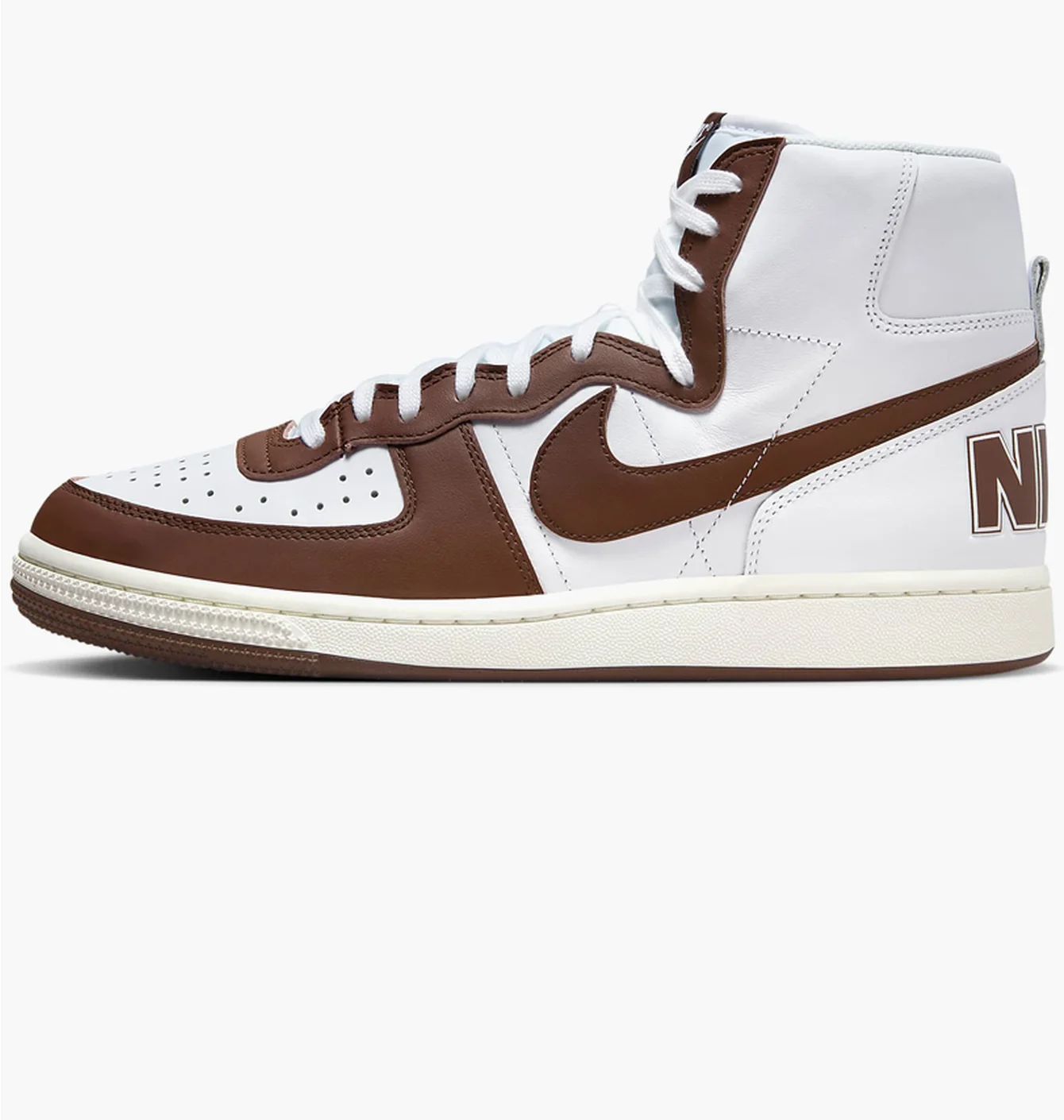 Кросівки чоловічі Nike Terminator High Shoes White/Brown FJ4199-100