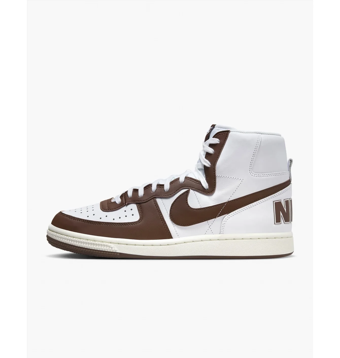 Кросівки чоловічі Nike Terminator High Shoes White/Brown FJ4199-100