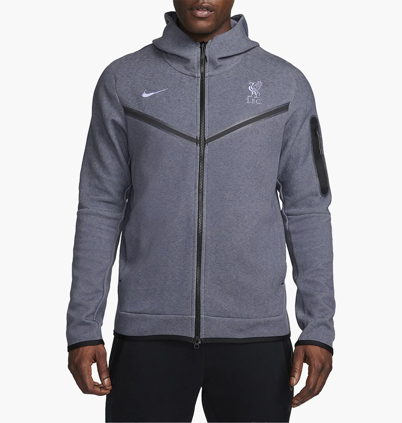 Толстовка чоловіча Nike Hooded Sweatshirt Lfc Mnsw Tchflc Hoodie Fzwr 3R Blue FQ8015-015