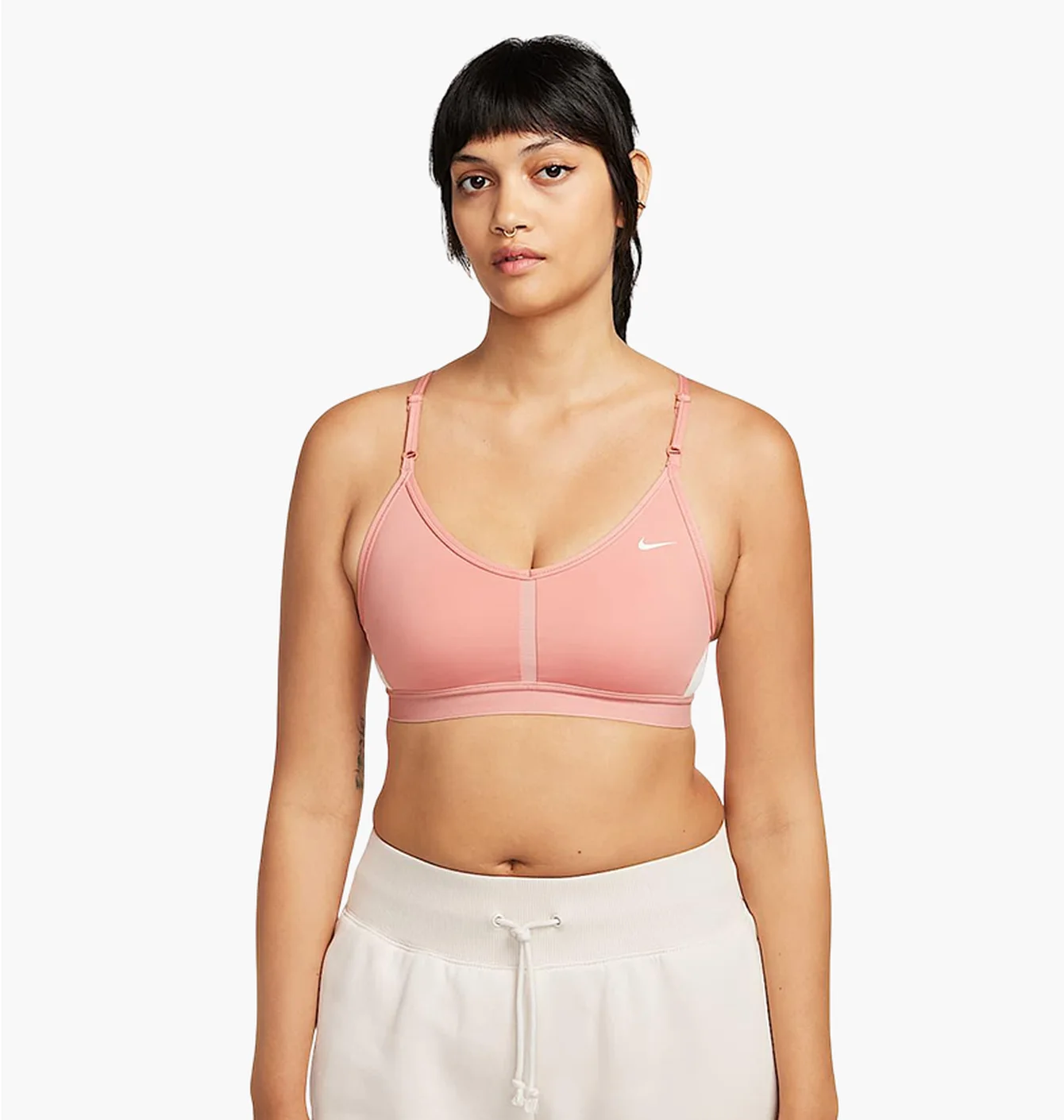 Топ жіночий Nike Indy V-Neck Pink CZ4456-618