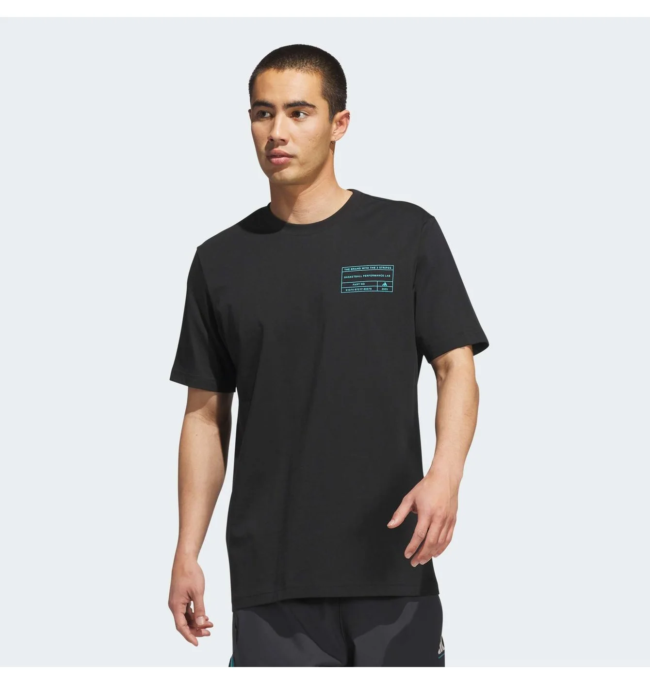 Футболка чоловіча Adidas Basketball Graphic Black JV8301