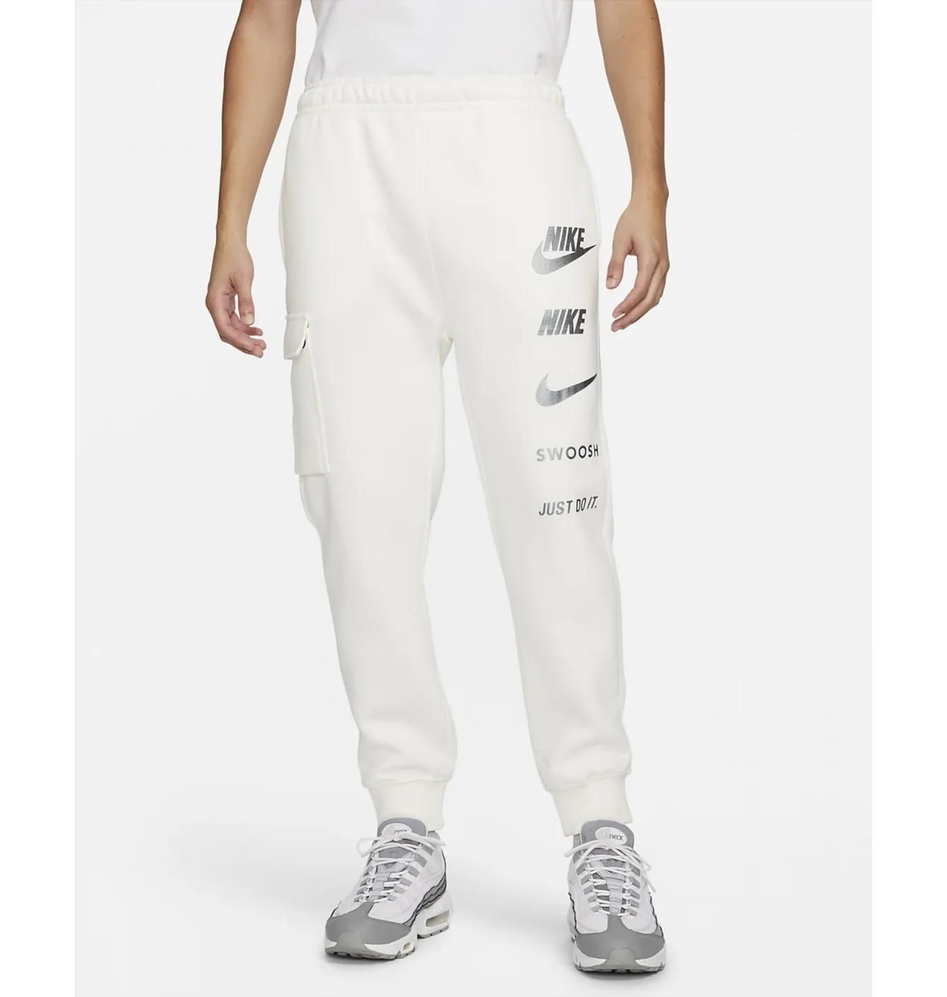 Штани чоловічі Nike Sportswear Standard Issue White FJ0550-133