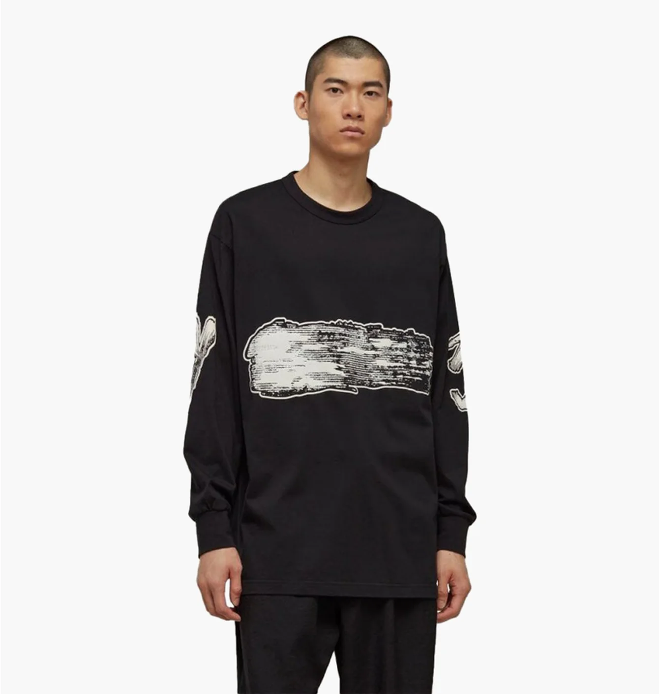 Світшот унісекс Adidas Y-3 Gfx Ls Tee Black H44811