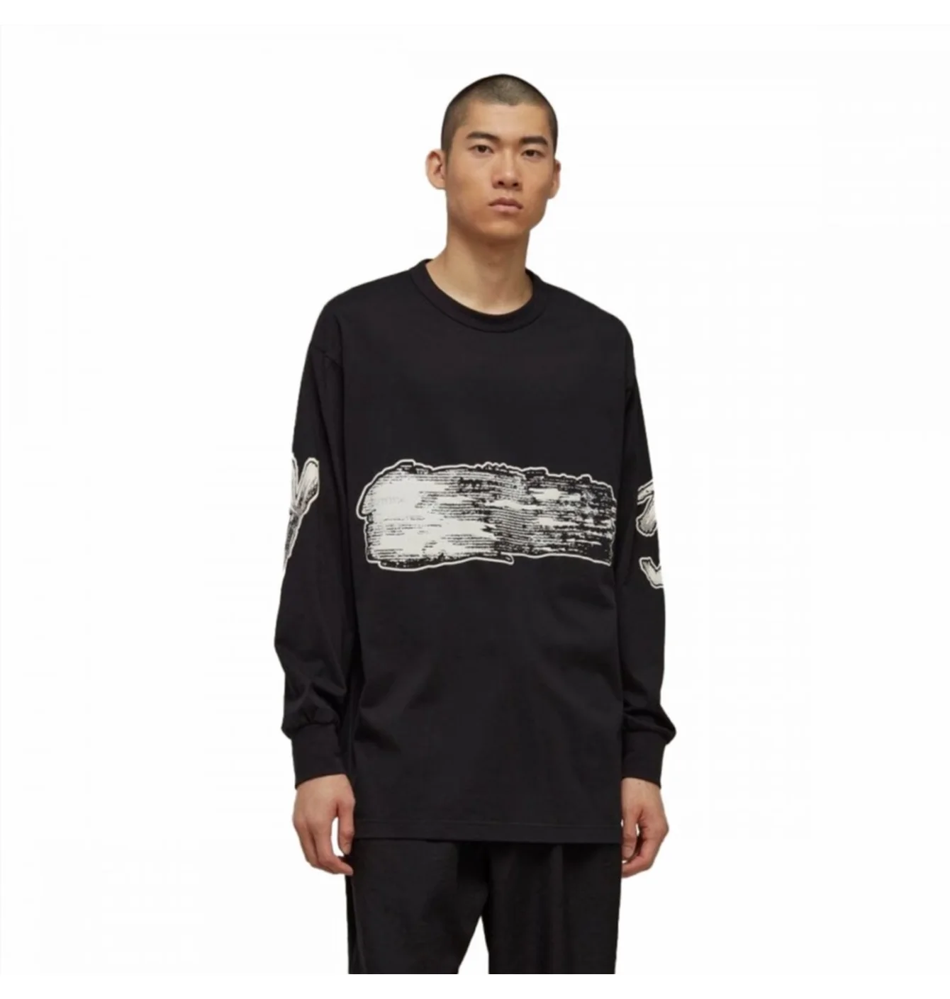 Світшот унісекс Adidas Y-3 Gfx Ls Tee Black H44811