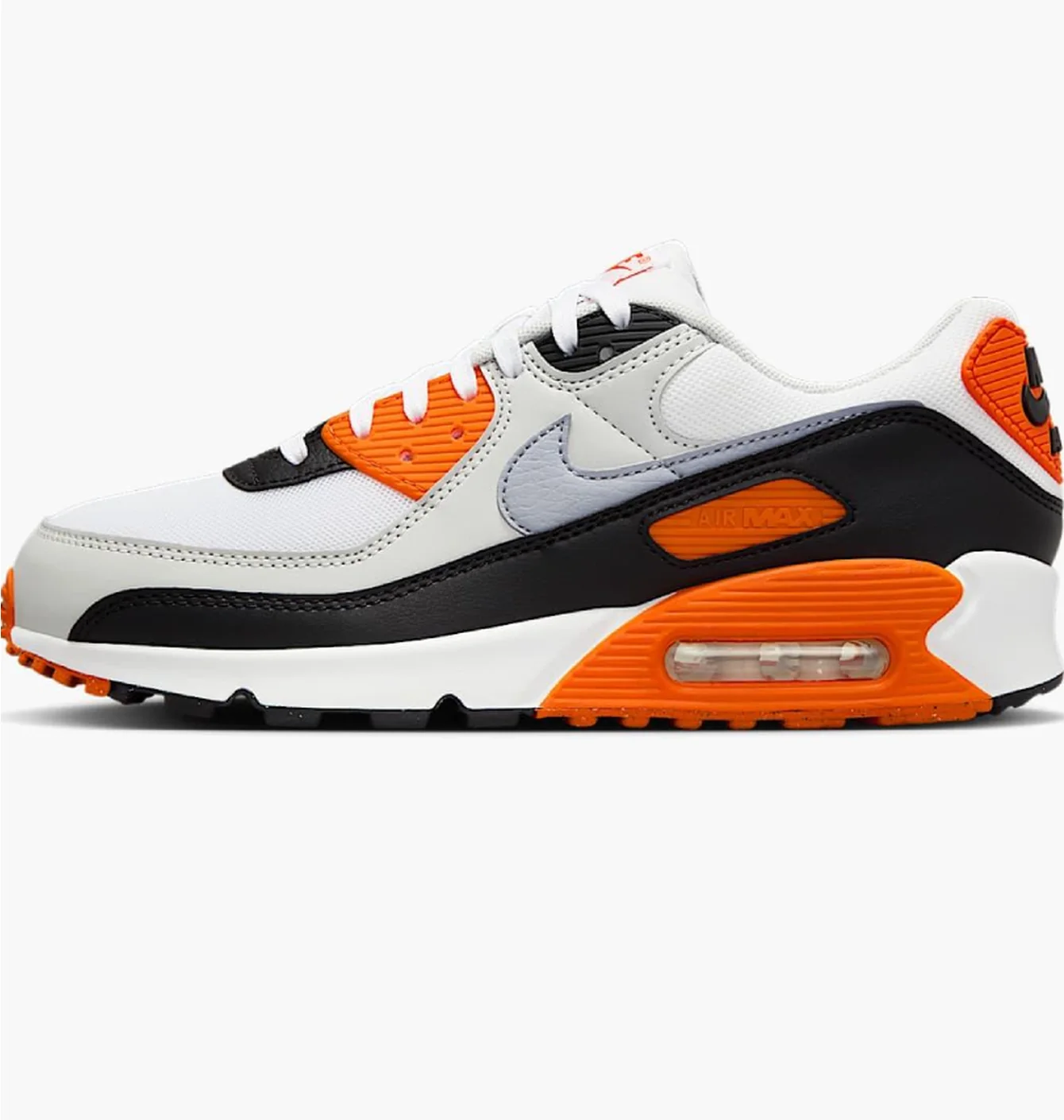 Кросівки жіночі Nike Air Max 90 White/Orange DH8010-108