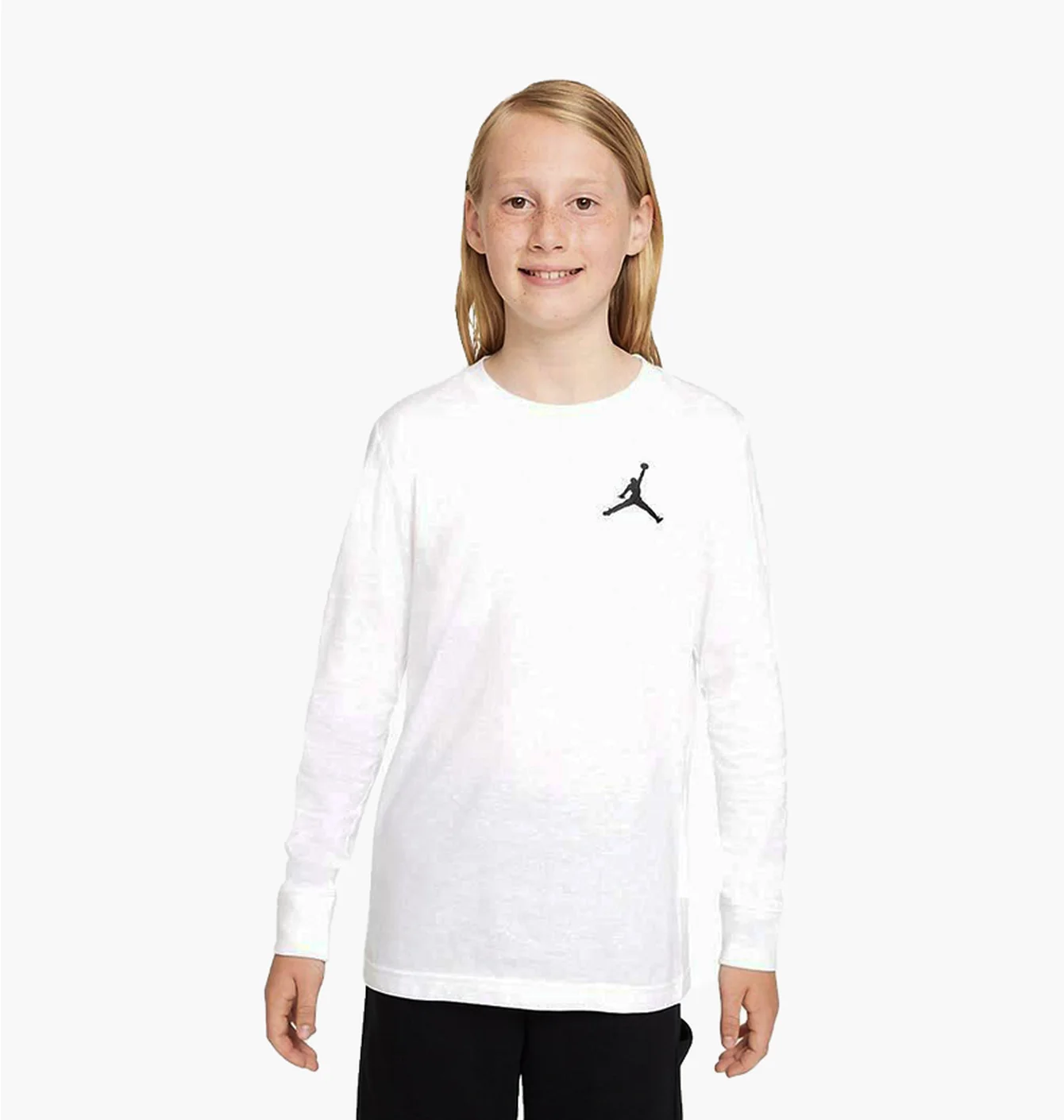 Лонгслів дитячий Air Jordan Junior Jumpman Emb White 95A903-001