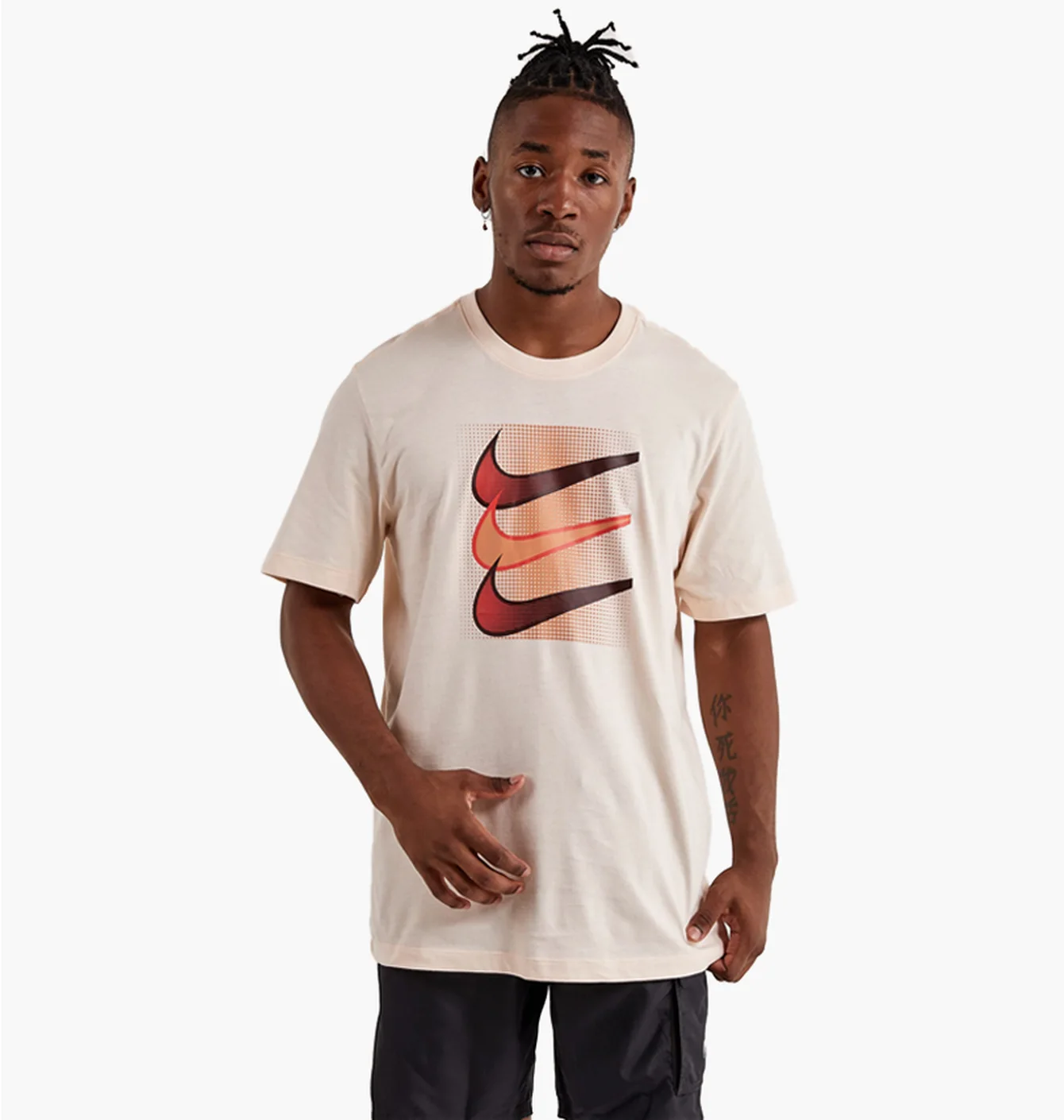 Футболка чоловіча Nike Swoosh Tee Beige DZ5173-838