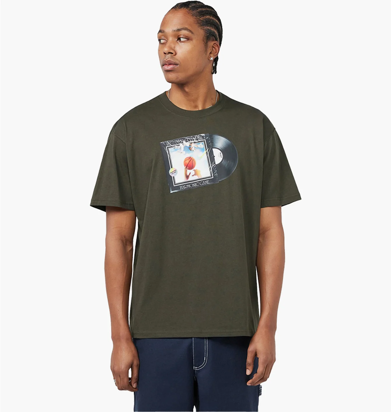 Футболка чоловіча Nike Max90 Basketball T-Shirt Olive FQ4914-355