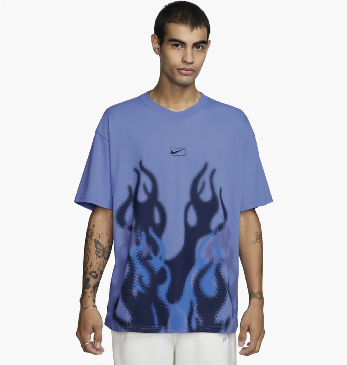 Футболка чоловіча Nike Flame Graphic Blue HJ0766-450