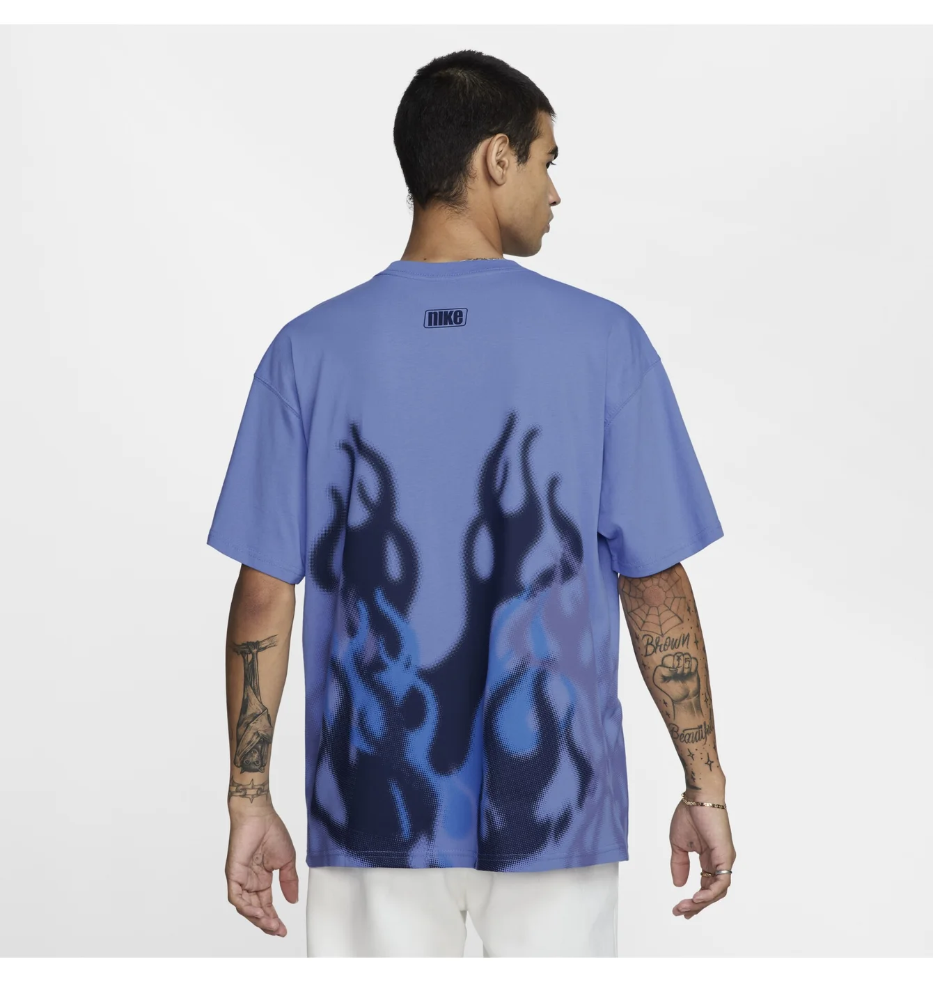 Футболка чоловіча Nike Flame Graphic Blue HJ0766-450