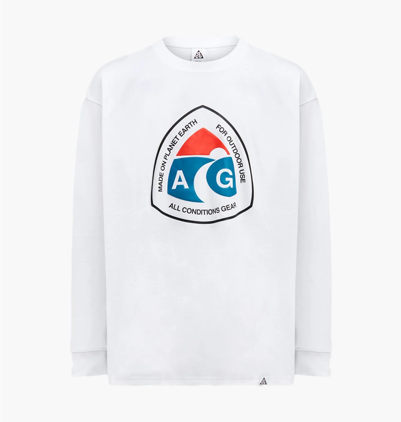 Футболка чоловіча Nike Nrg Acg Long Sleeve Outdoor T-Shirt White DX9450-100