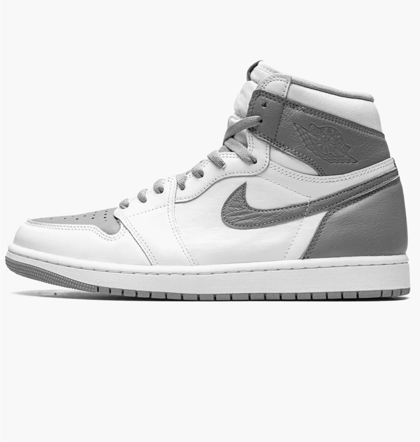 Кросівки чоловічі Air Jordan 1 Retro High Og White/Grey 555088-037