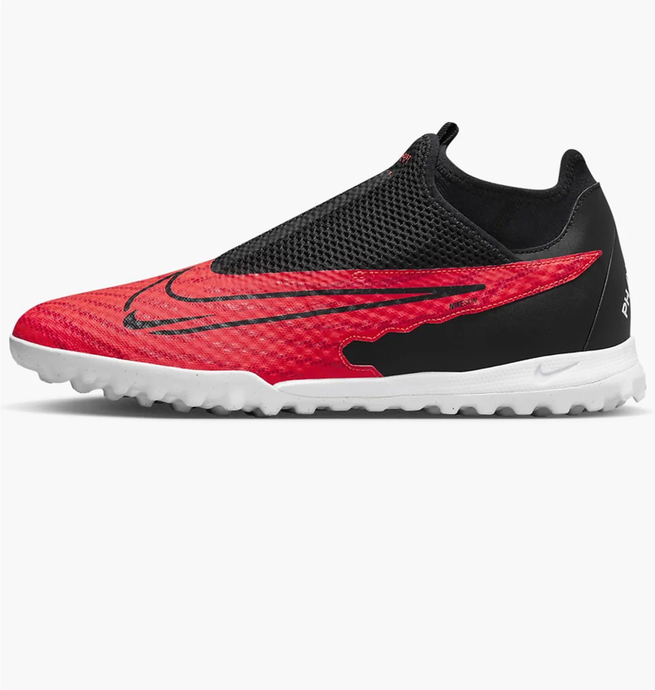 Сороконіжки унісекс Nike Phantom Gx Academy Turf Soccer Shoes Black/Red DD9476-600
