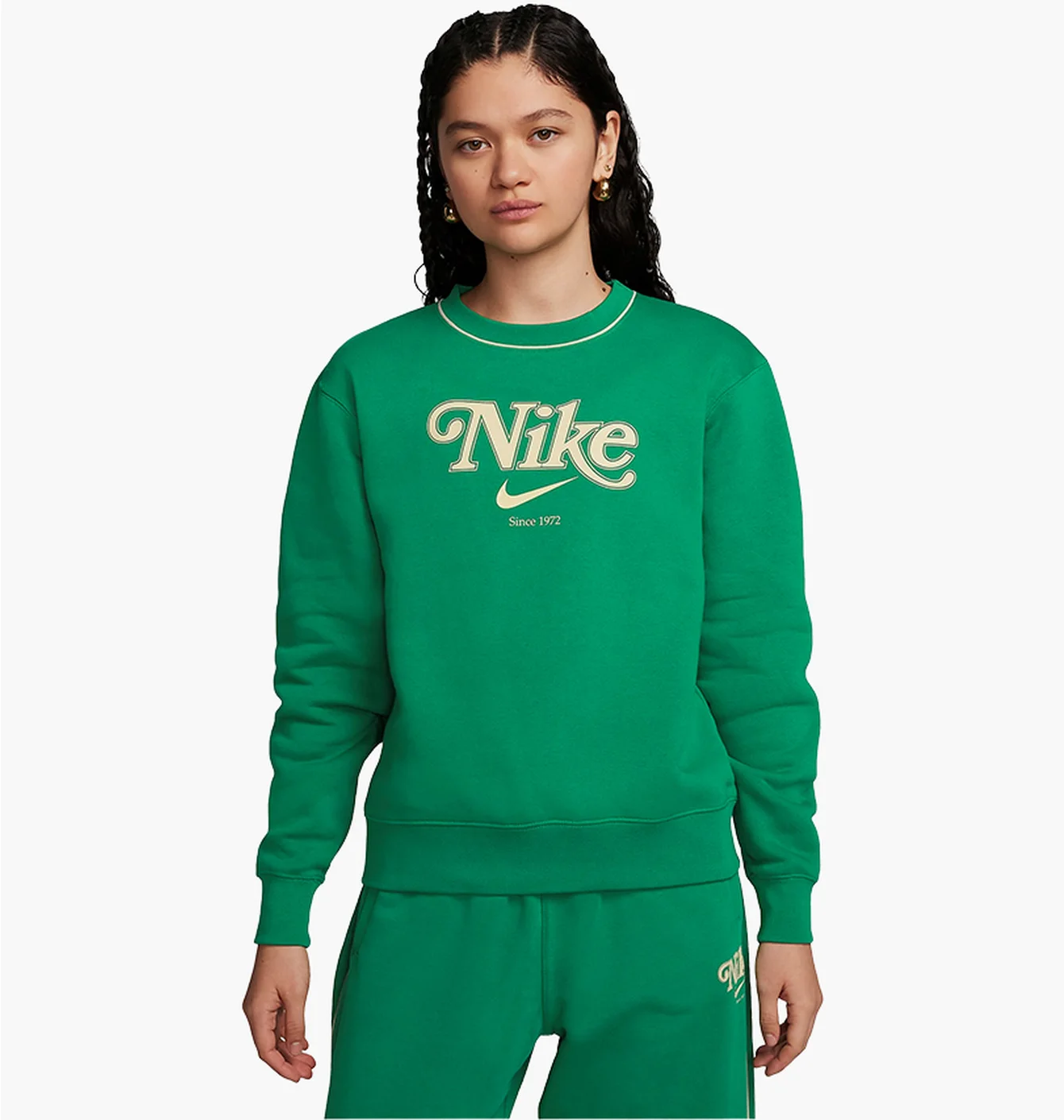 Світшот жіночий Nike Sportswear Fleece-Sweatshirt Green HJ3976-365