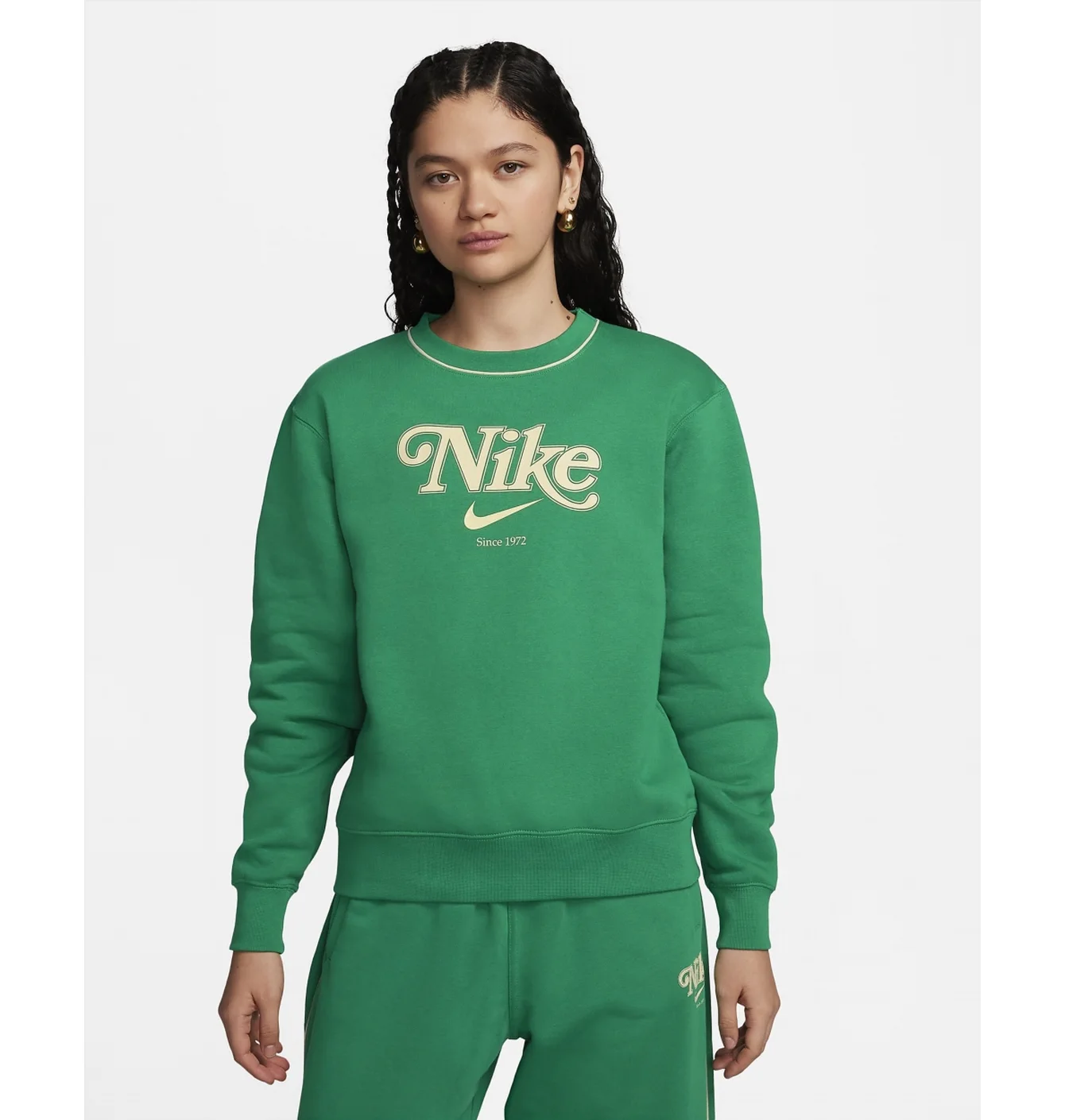Світшот жіночий Nike Sportswear Fleece-Sweatshirt Green HJ3976-365