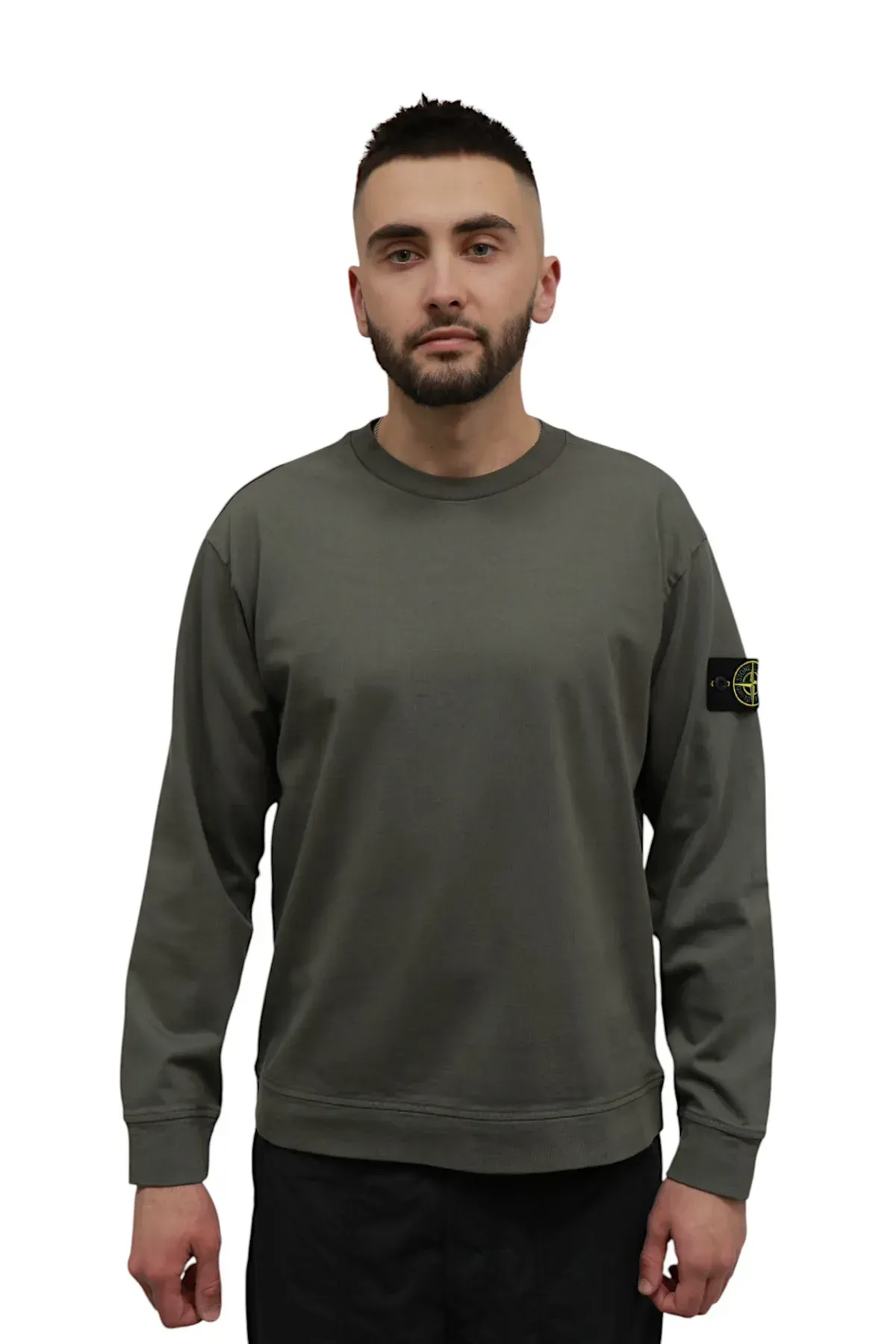 Кофта чоловіча Stone Island Olive (801563750-V0059)