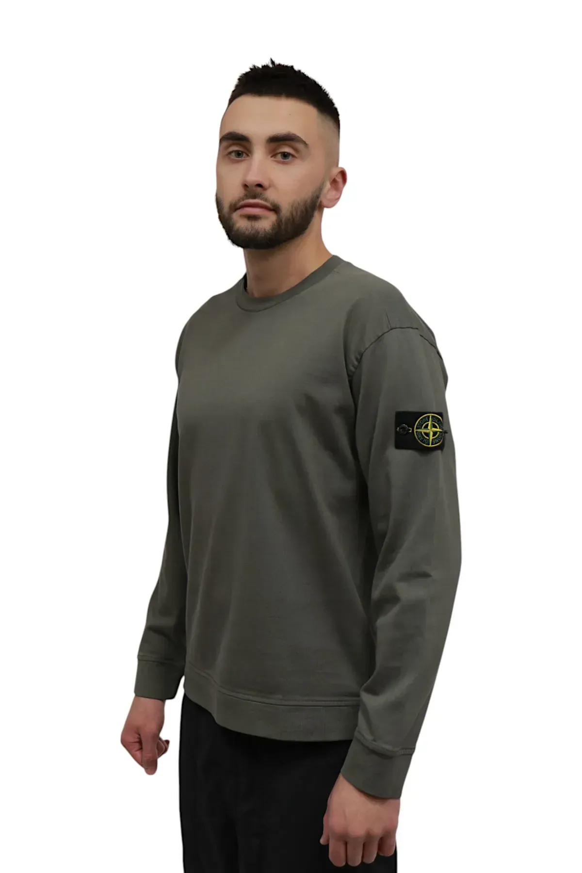 Кофта чоловіча Stone Island Olive (801563750-V0059)