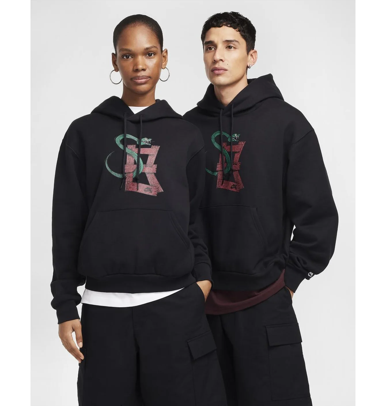 Худі унісекс Nike Sb Skate Fleece Pullover Hoodie Black FV7400-010