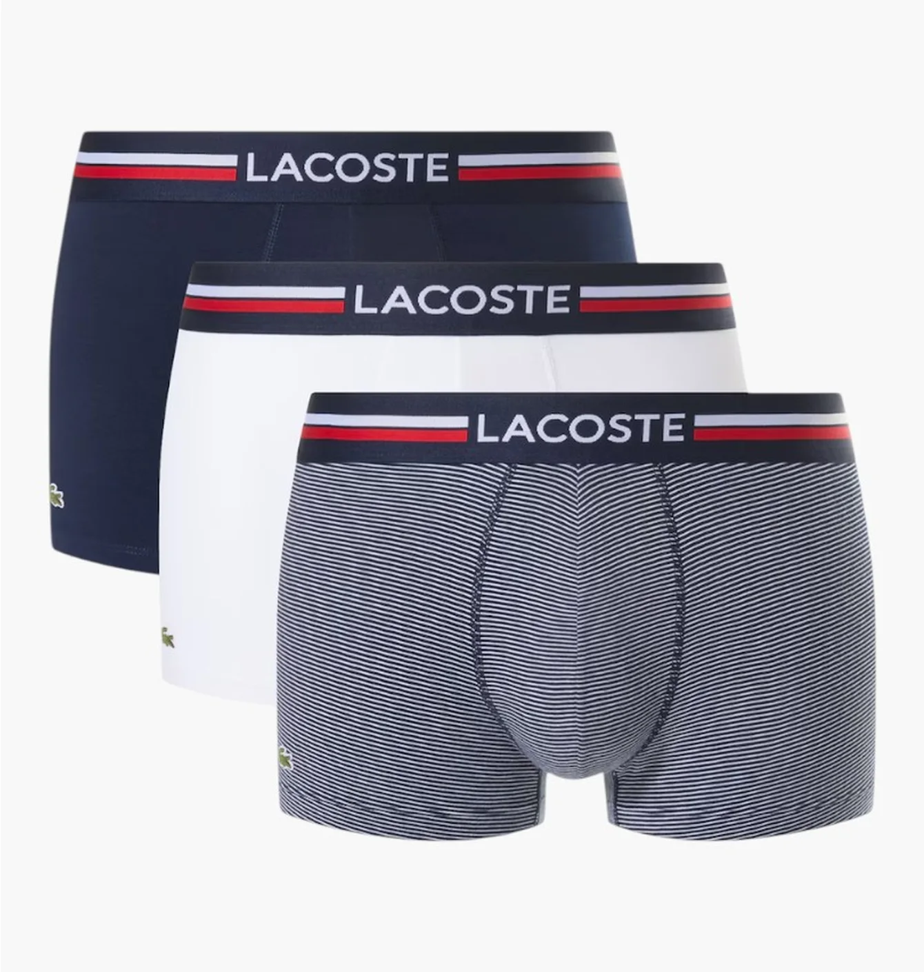 Труси чоловічі Lacoste Microfiber Trunks Blue/White 5H2262-51-525