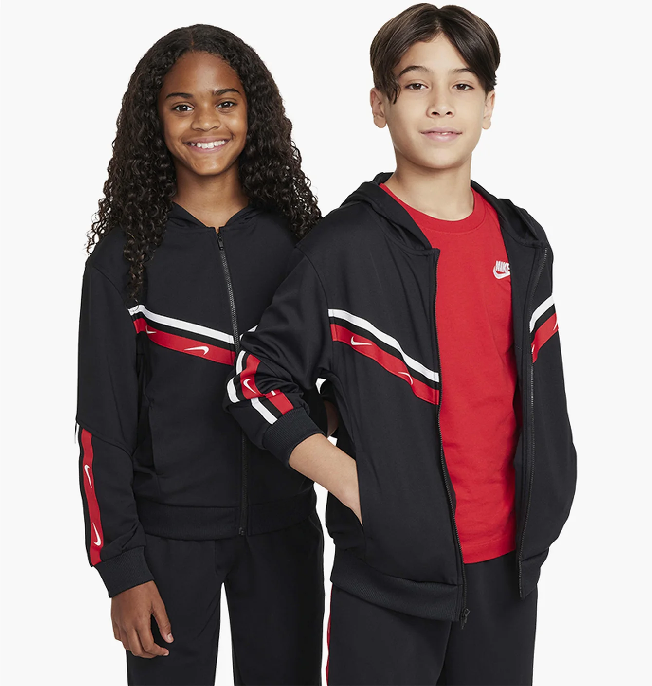 Олімпійка дитяча Nike K Nsw Club+ Poly Fz Hoodie Black FZ4906-010