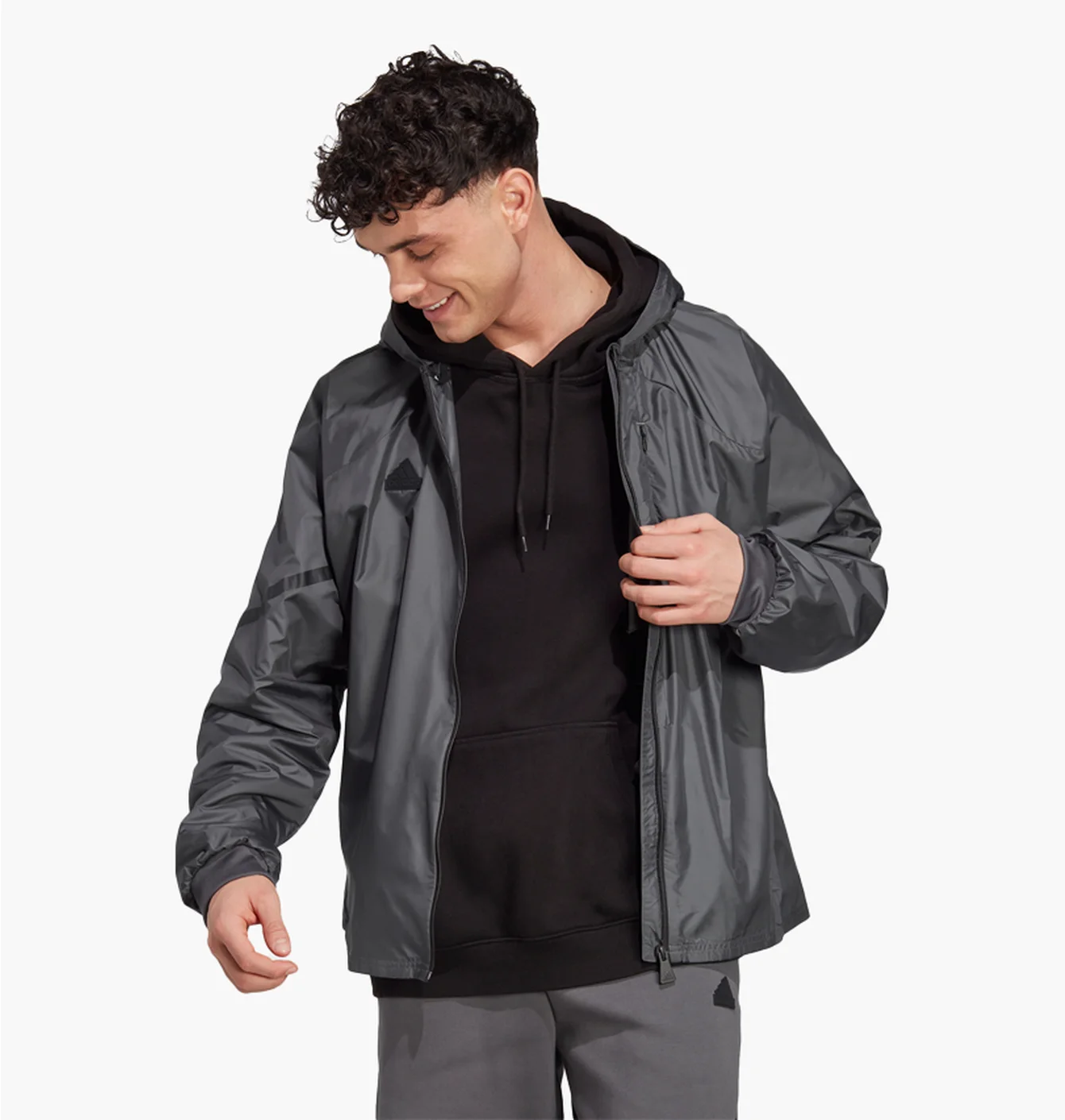 Куртка чоловіча Adidas Designed 4 Gameday Full-Zip Track Top Grey IC8038