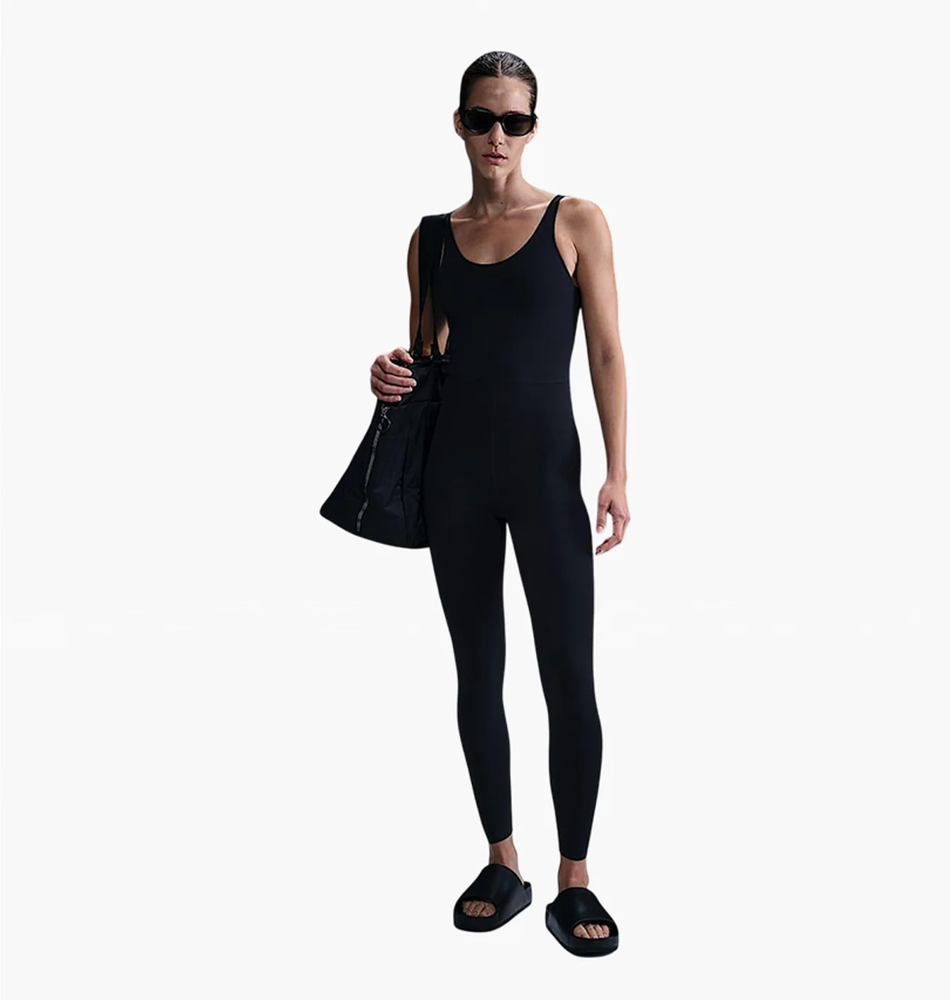 Боді жіноче Nike Zenvy Dri-Fit 7/8 Bodysuit Black HJ1084-010