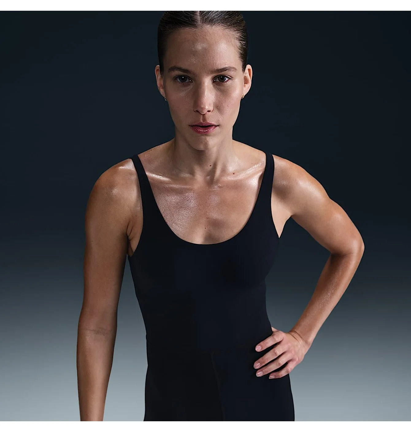 Боді жіноче Nike Zenvy Dri-Fit 7/8 Bodysuit Black HJ1084-010