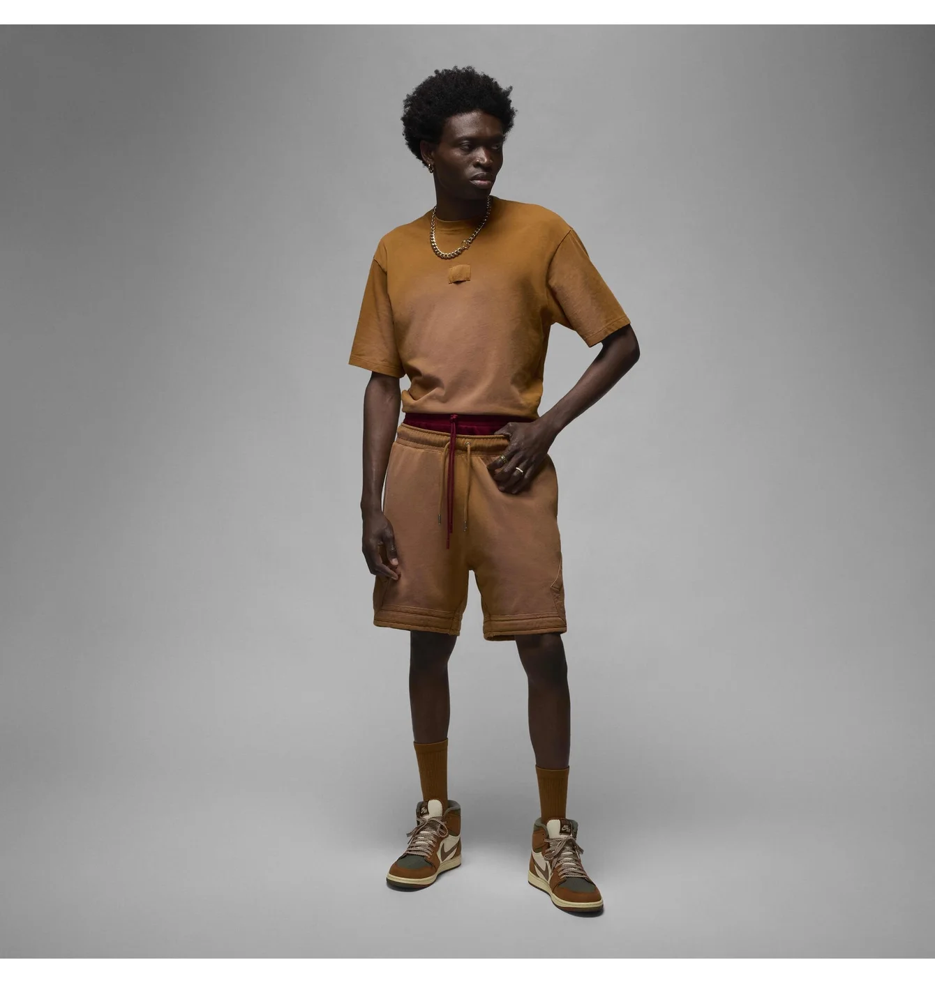 Шорти чоловічі Air Jordan Flight Brown FZ2136-228