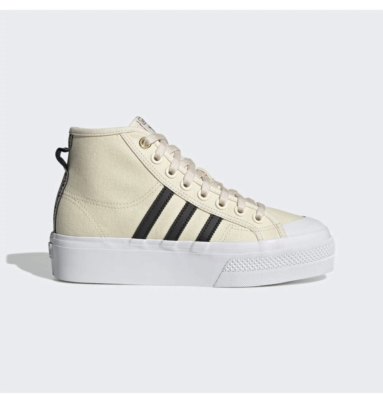 Кеди жіночі Adidas Nizza Platform Mid W Beige H00641