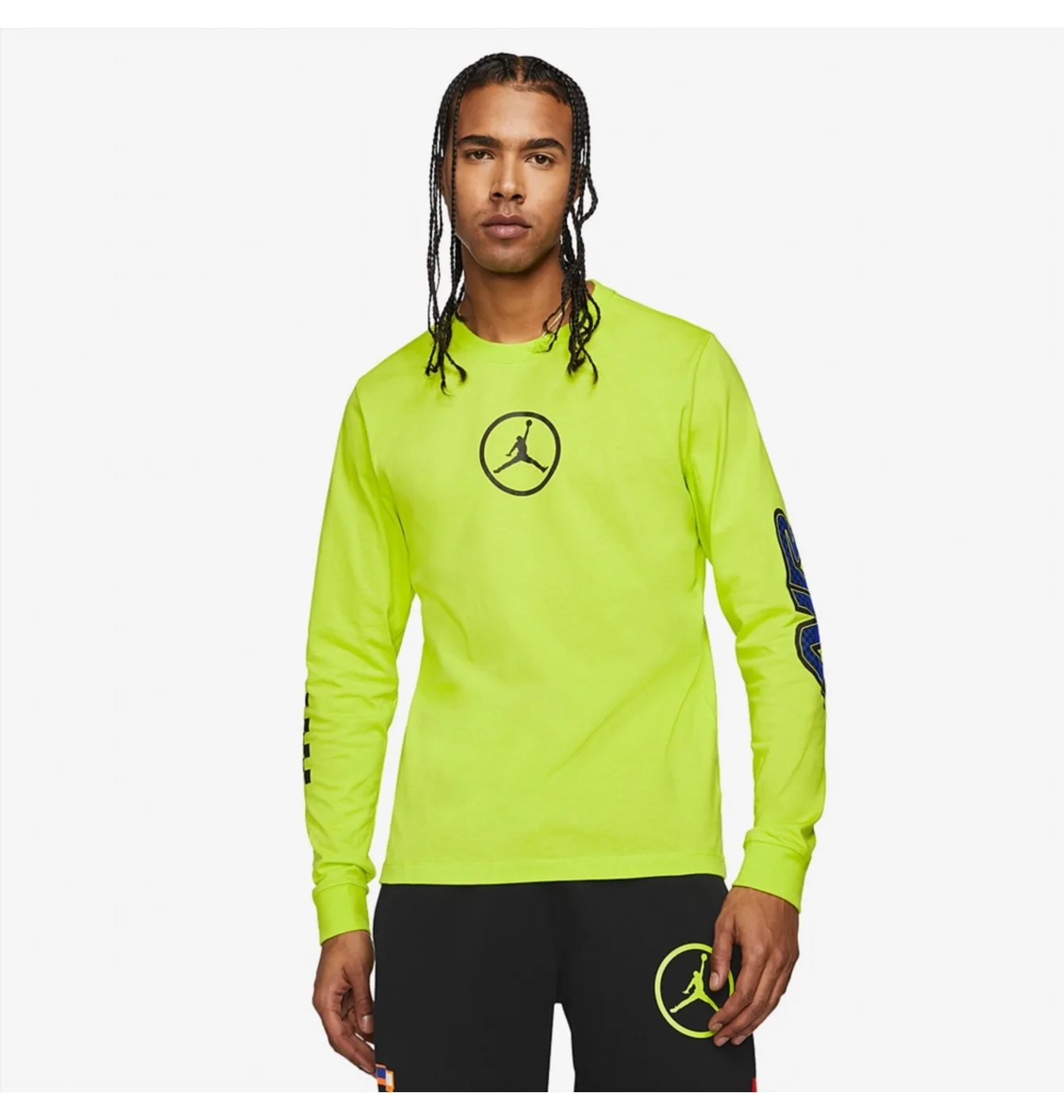 Лонгслів чоловічий Air Jordan Sport Dna Longsleeve T-Shirt Green Cv3000-389