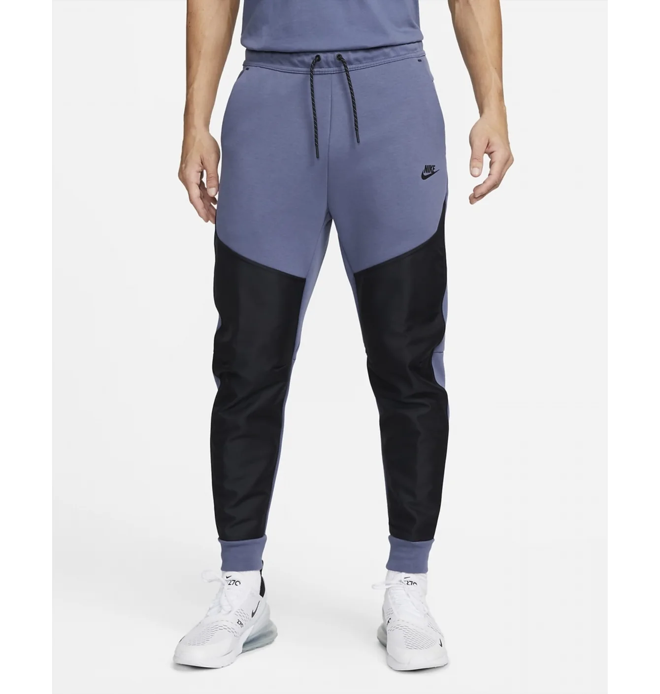 Штани чоловічі Nike Sportswear Tech Fleece Black/Blue DR6171-491