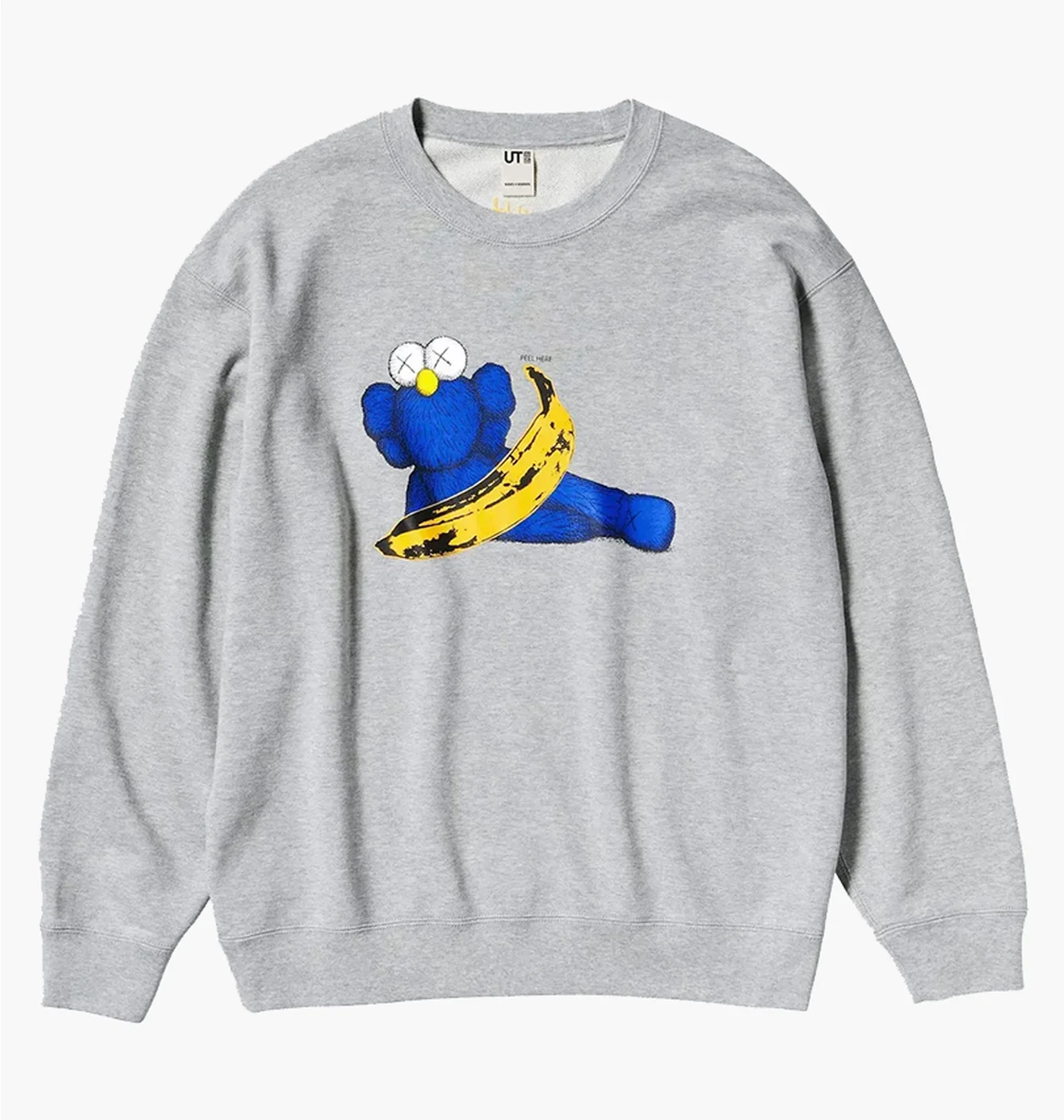 Світшот унісекс Uniqlo Kaws Warhol Graphic Sweatshirt Grey E472951-000