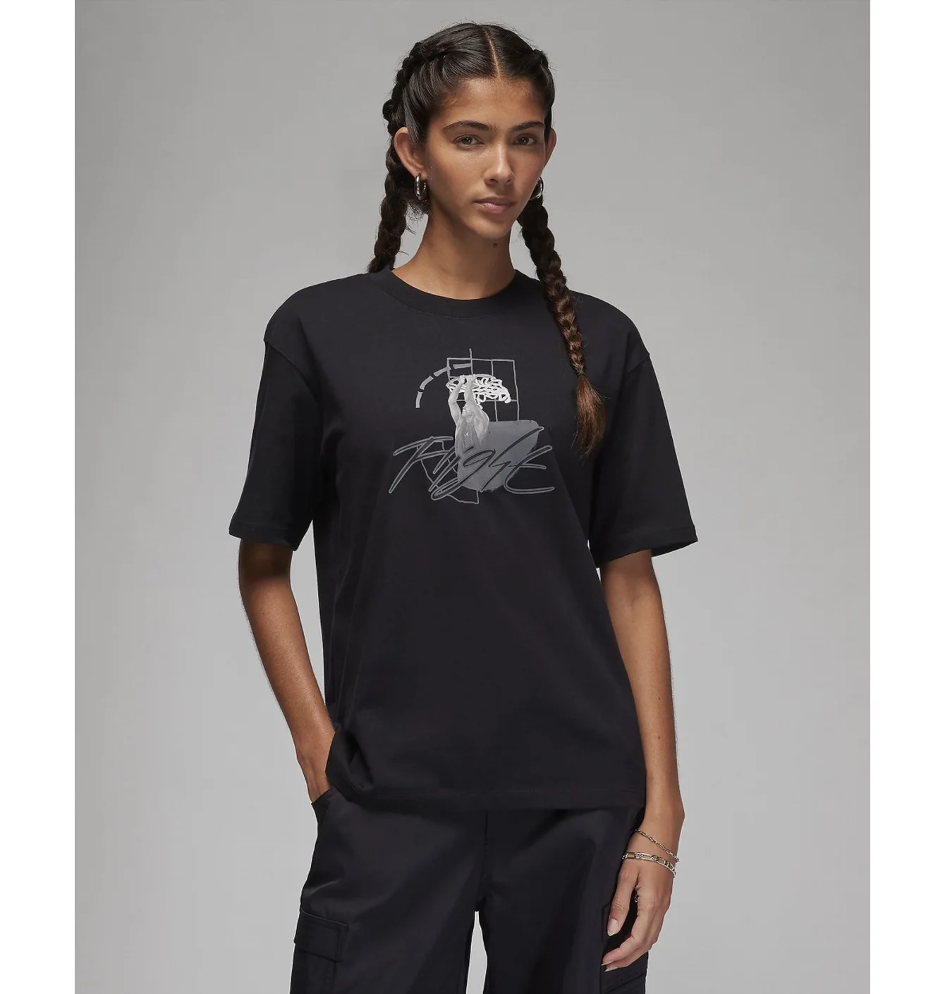 Футболка жіноча Air Jordan Graphic T-Shirt Black FD7244-010