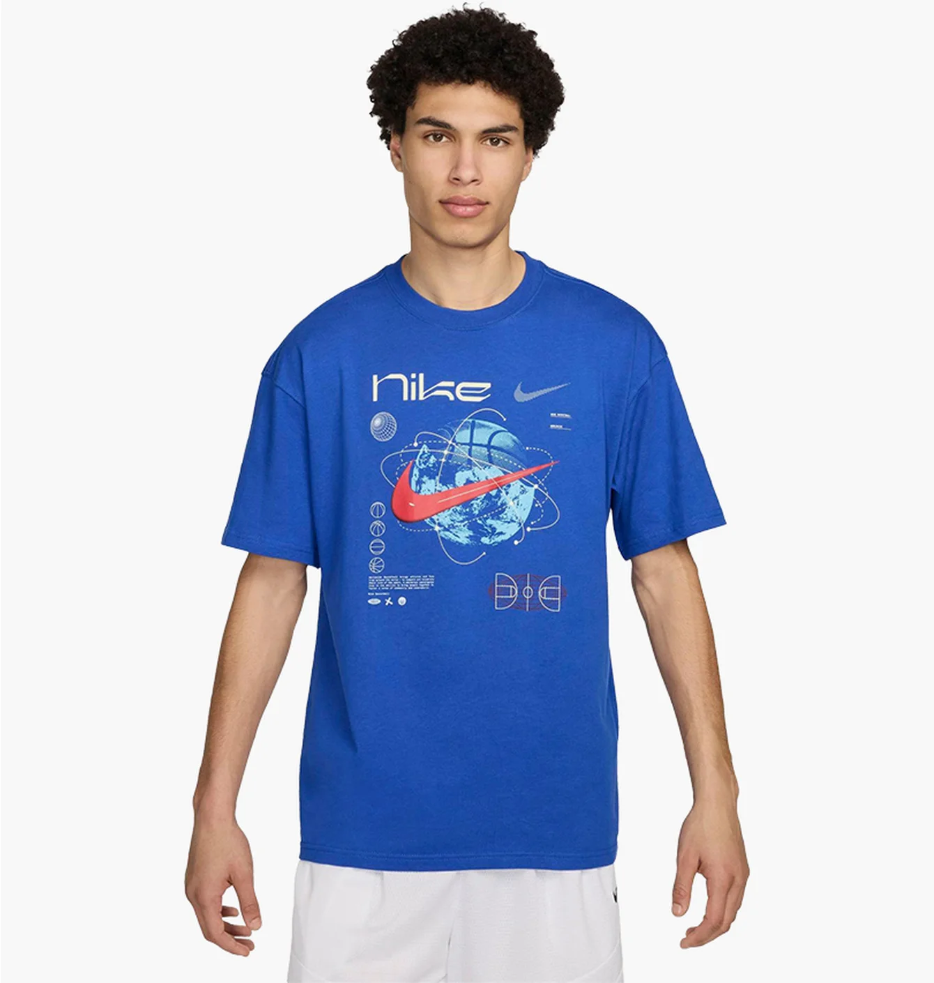 Футболка чоловіча Nike Max90 Basketball T-Shirt Blue FV8418-480