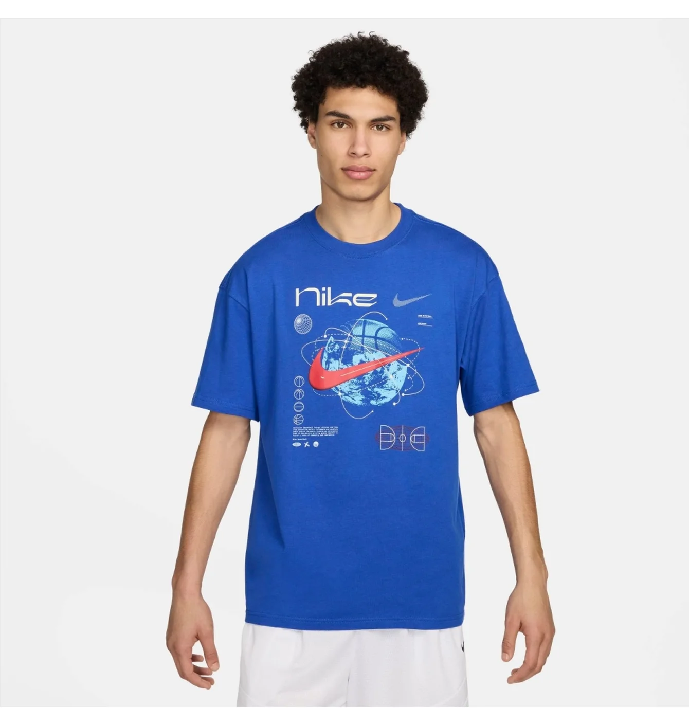 Футболка чоловіча Nike Max90 Basketball T-Shirt Blue FV8418-480