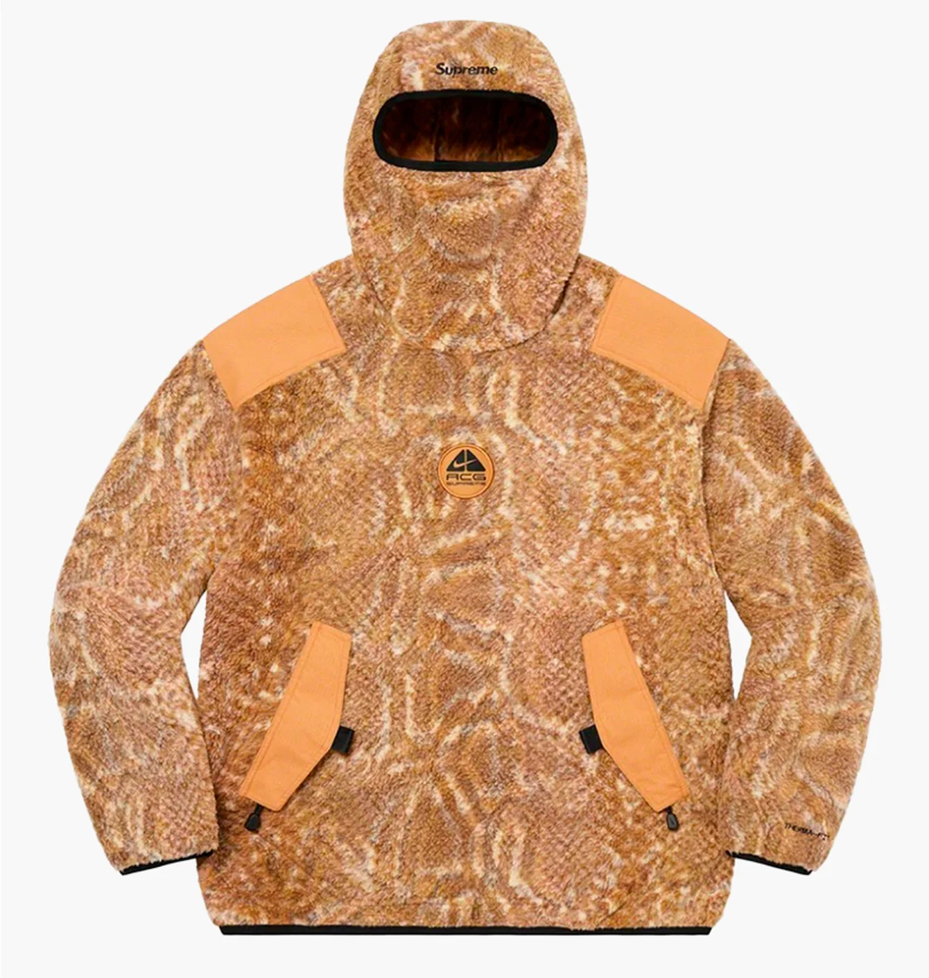 Толстовка чоловіча Nike Acg X Supreme Sherpa Ninja Fleece Brown DN3256-277