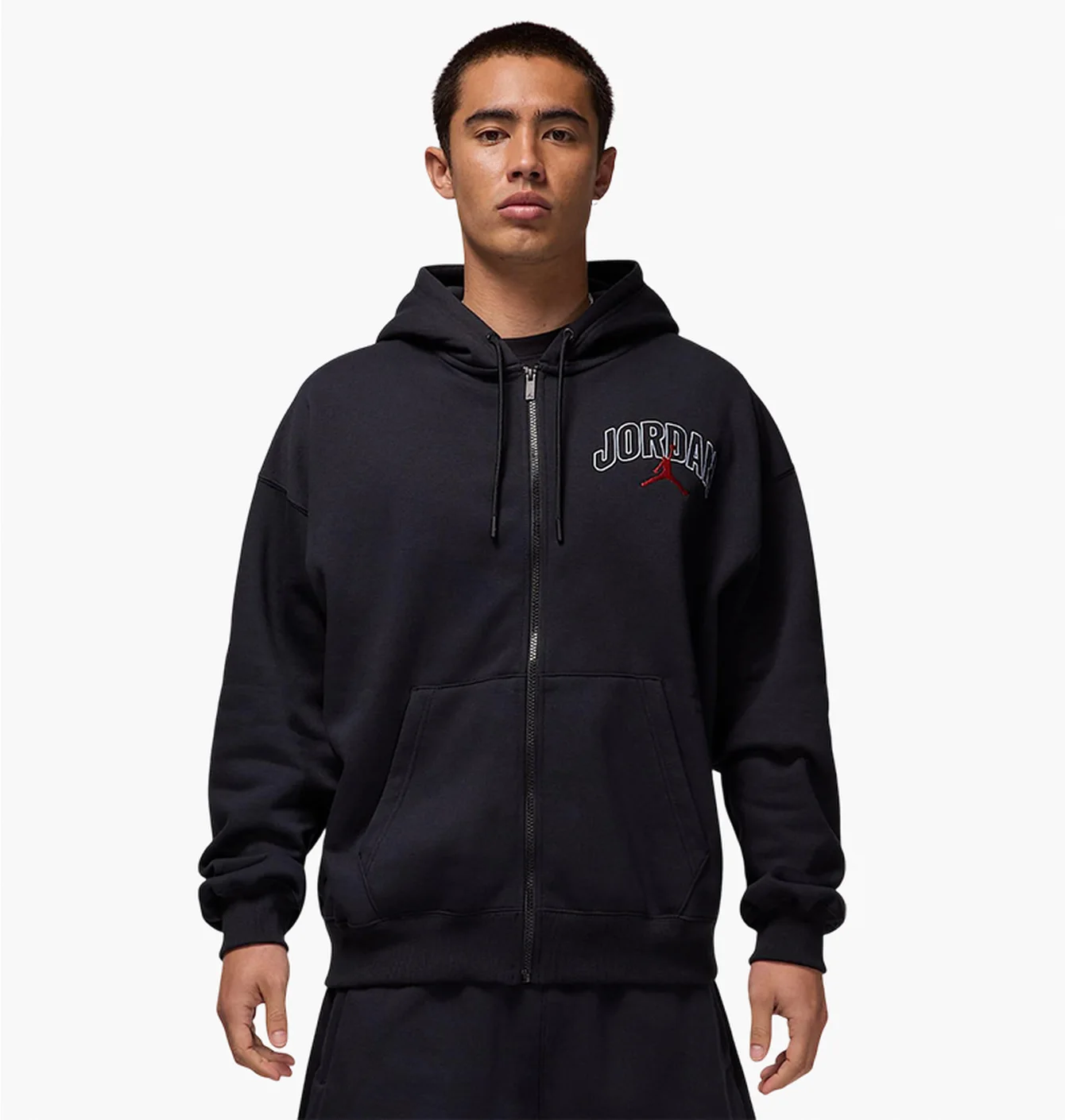 Толстовка чоловіча Air Jordan Brk Ovs Gfx Fz Black IB7908-010