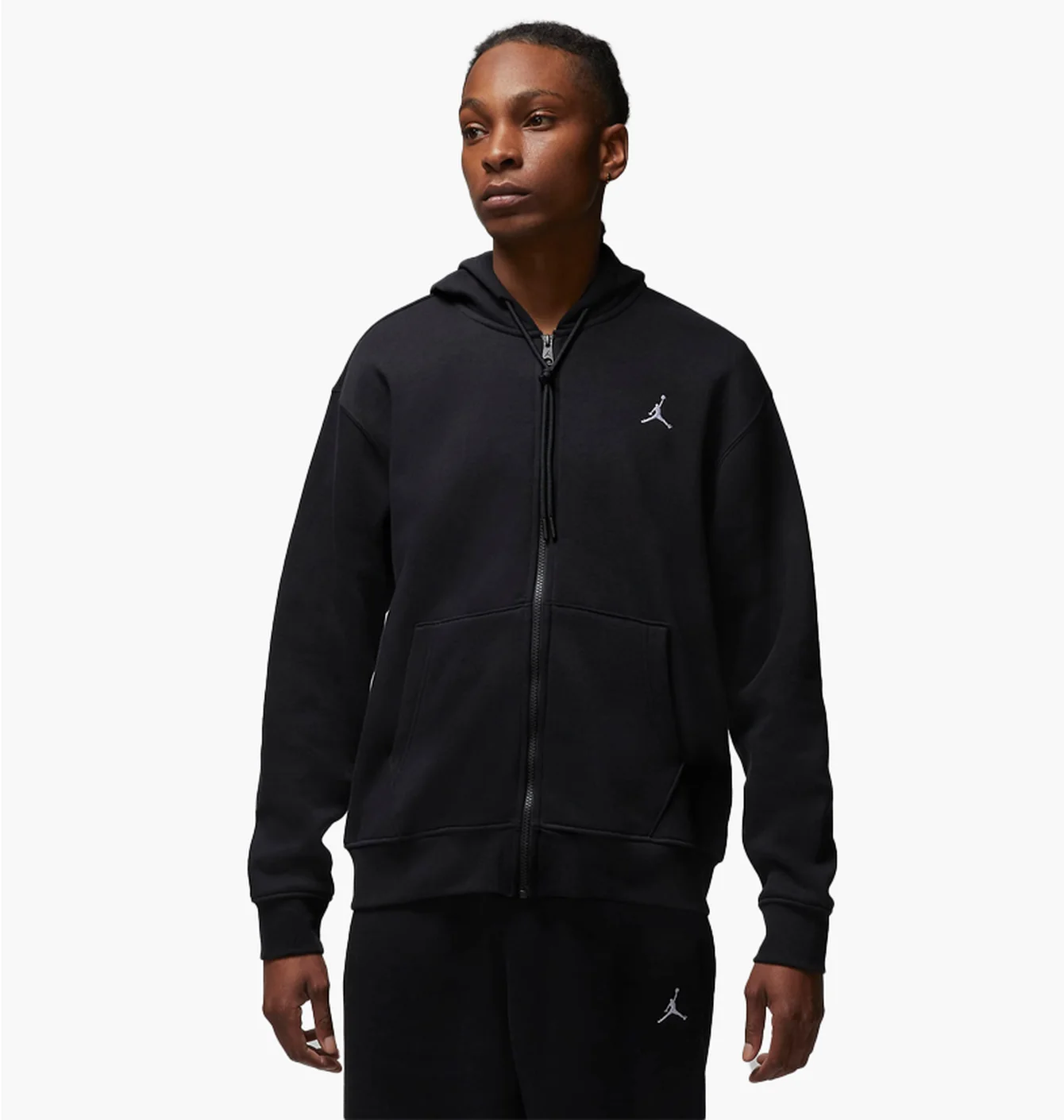Толстовка чоловіча Air Jordan Essentials MenS Full-Zip Fleece Hoodie Black FJ7771-010