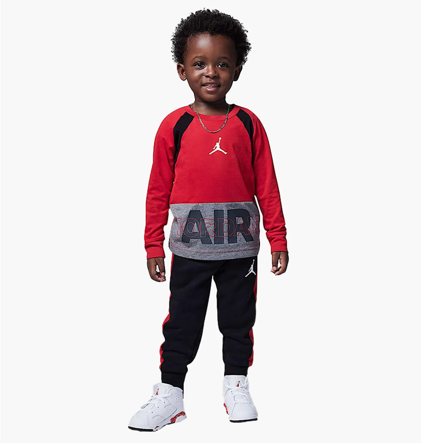 Спортивний костюм дитячий Air Jordan Baseline Raglan Crew Set Toddler Multi 75C053-KR5