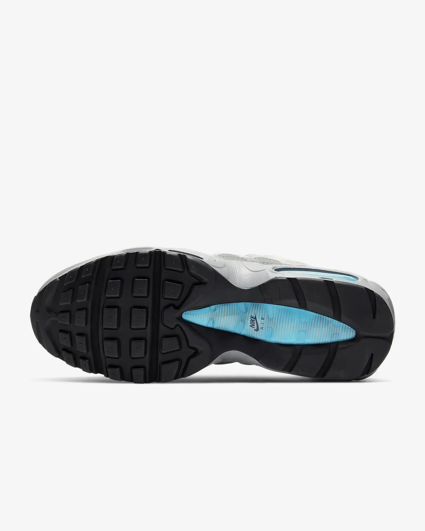 Кросівки чоловічі Nike Air Max 95 Retro Logo Grey Aqua (CV1635-001)