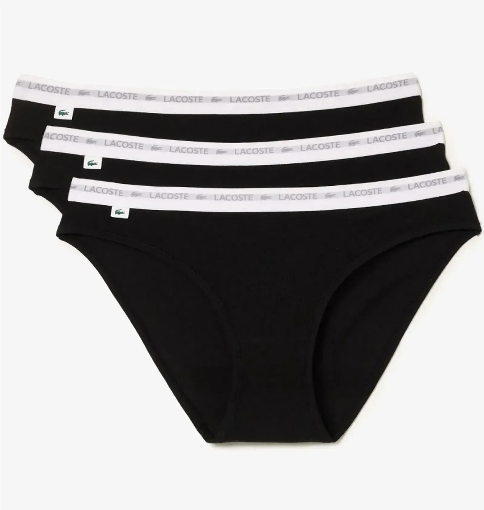 Комплект білизни Lacoste Stretch Cotton Briefs (3 ) Black (8F1338031)