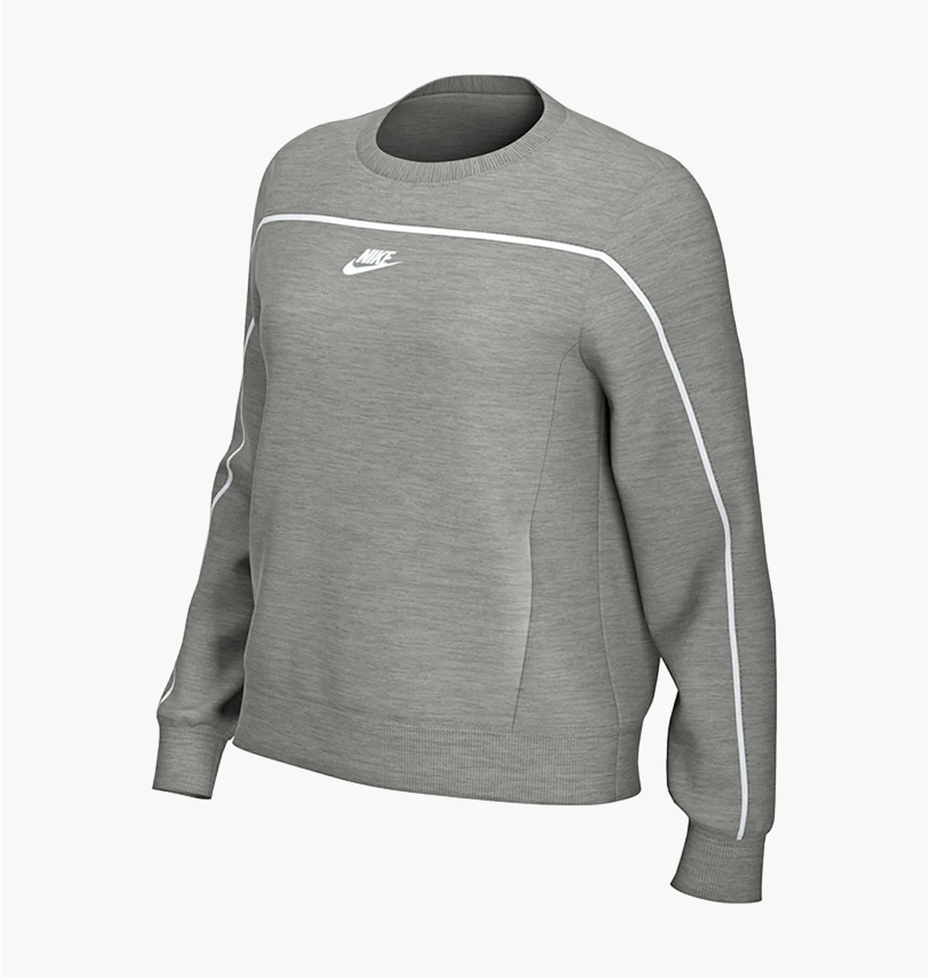 Світшот жіночий Nike W Nsw Mlnm Essntl Flc Crew Grey CZ8336-063