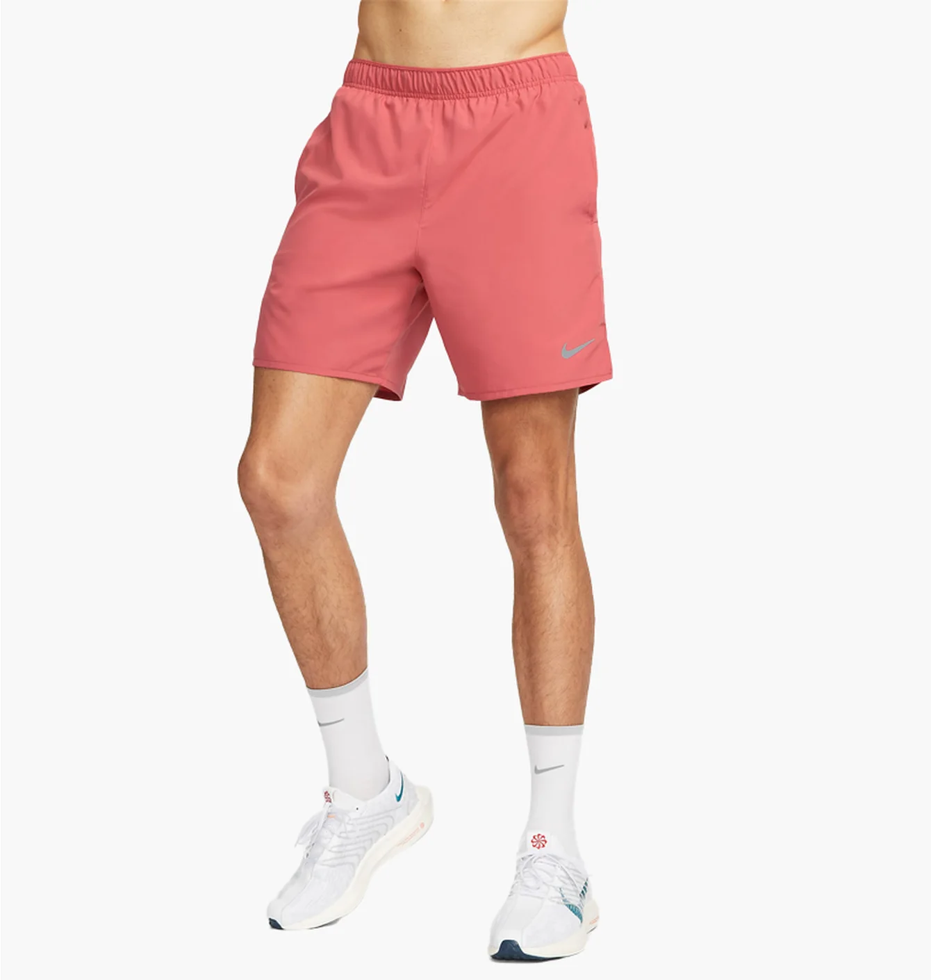 Шорти чоловічі Nike 2 W 1 Dri-Fit Challenger 18 Cm Pink DV9357-655