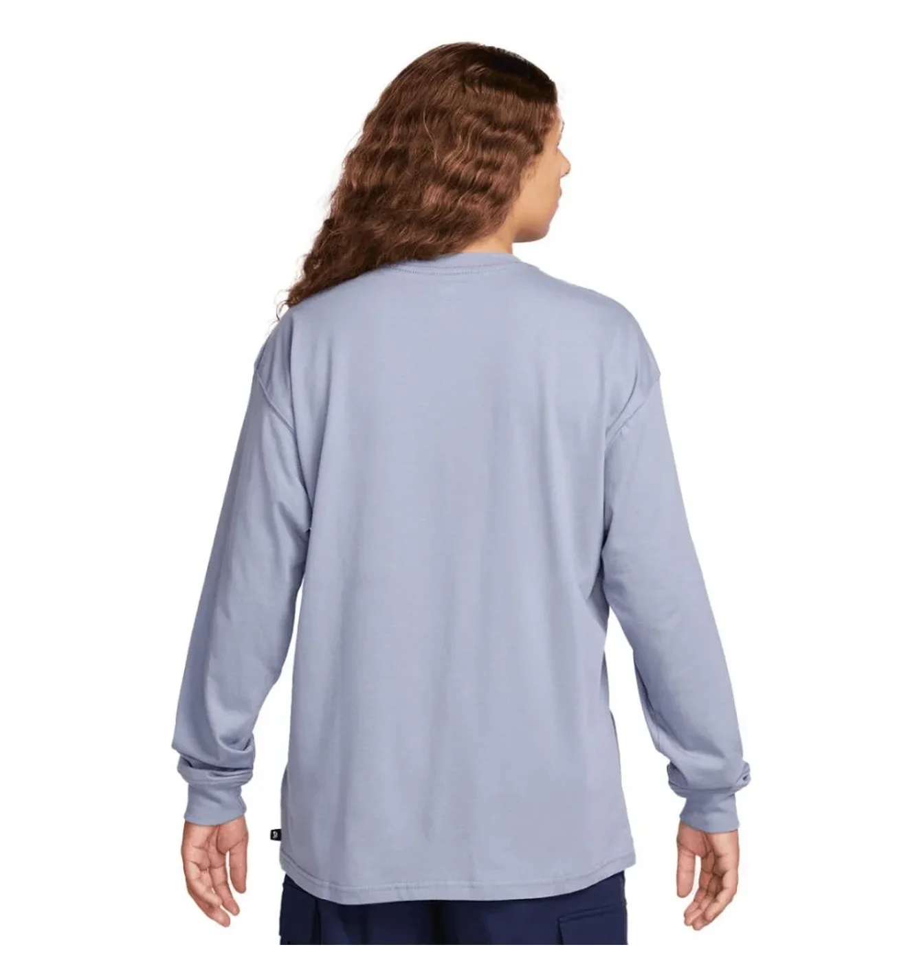 Лонгслів чоловічий Nike Sb Tee Ls M90 Brnd Rd Oc Light Blue FQ3715-493