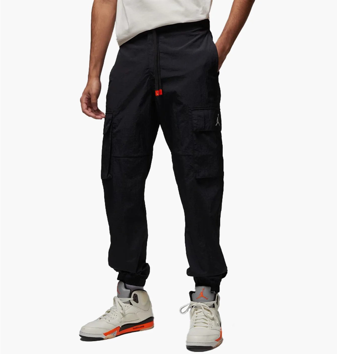 Штани чоловічі Air Jordan M J Flt Mvp Stmt Woven Pant Black Dv7580-010